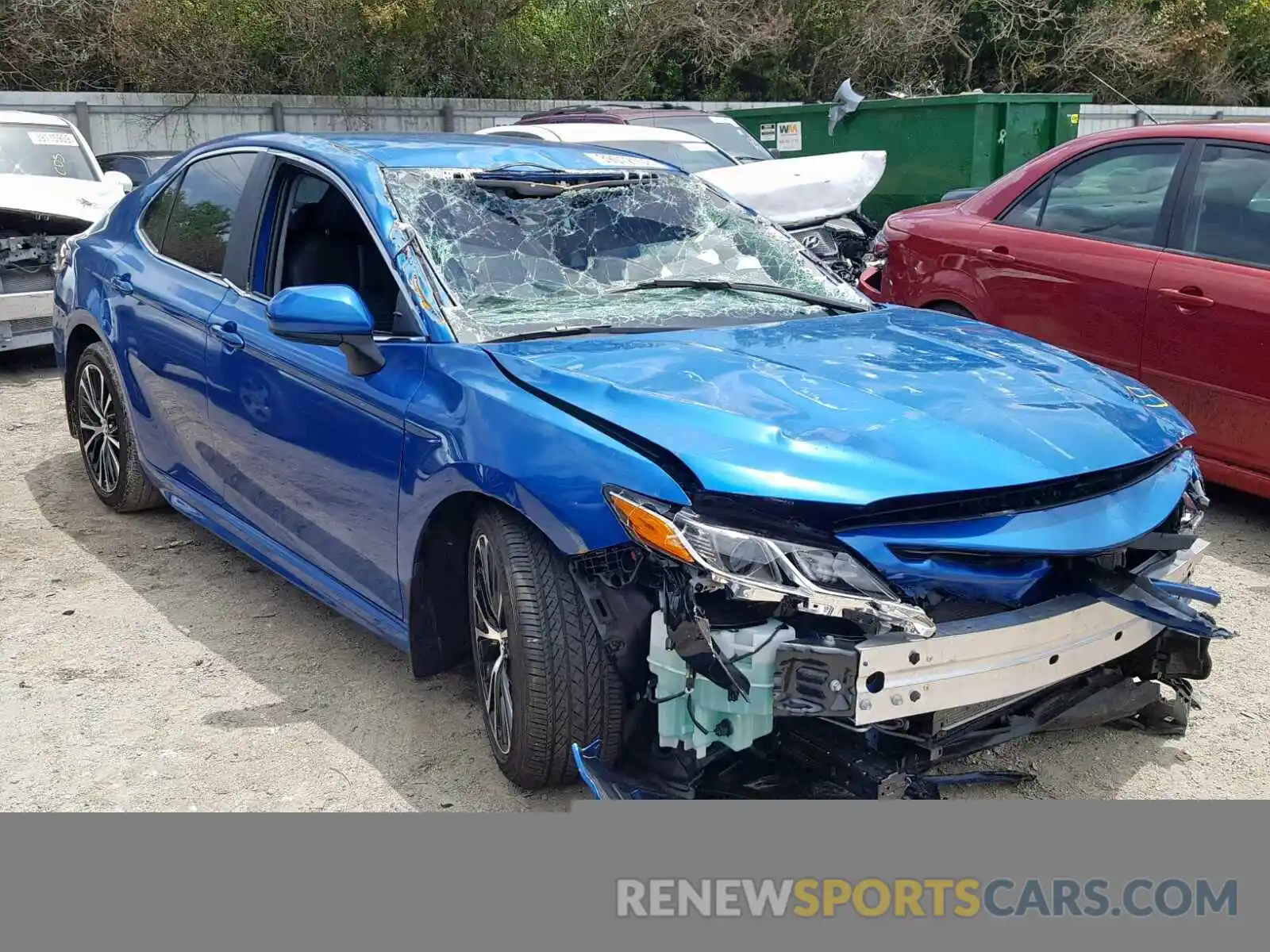 1 Photograph of a damaged car 4T1B11HK8KU180224 TOYOTA CAMRY 2019