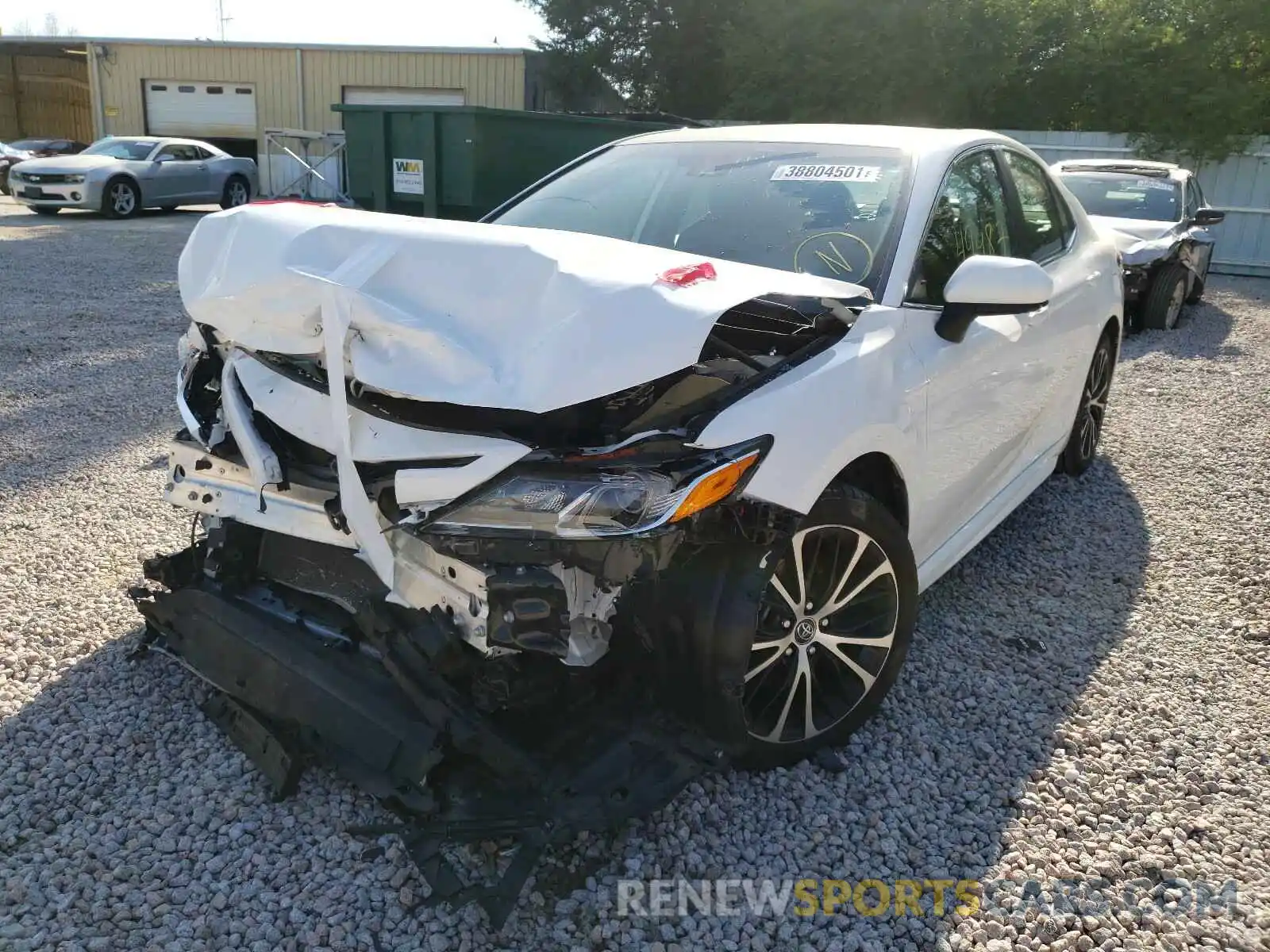 2 Photograph of a damaged car 4T1B11HK8KU182233 TOYOTA CAMRY 2019