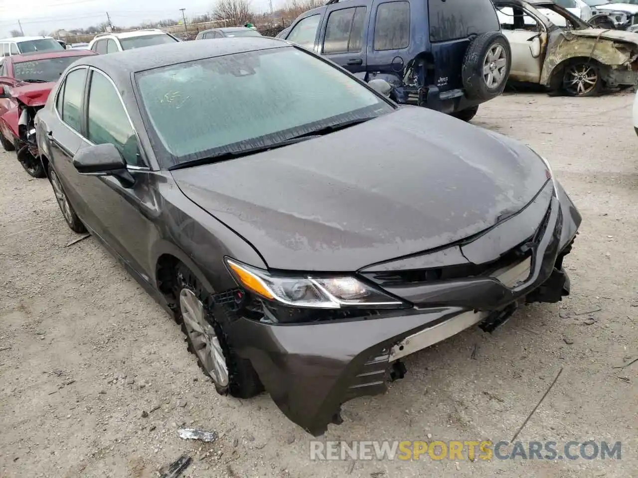 1 Photograph of a damaged car 4T1B11HK8KU184094 TOYOTA CAMRY 2019