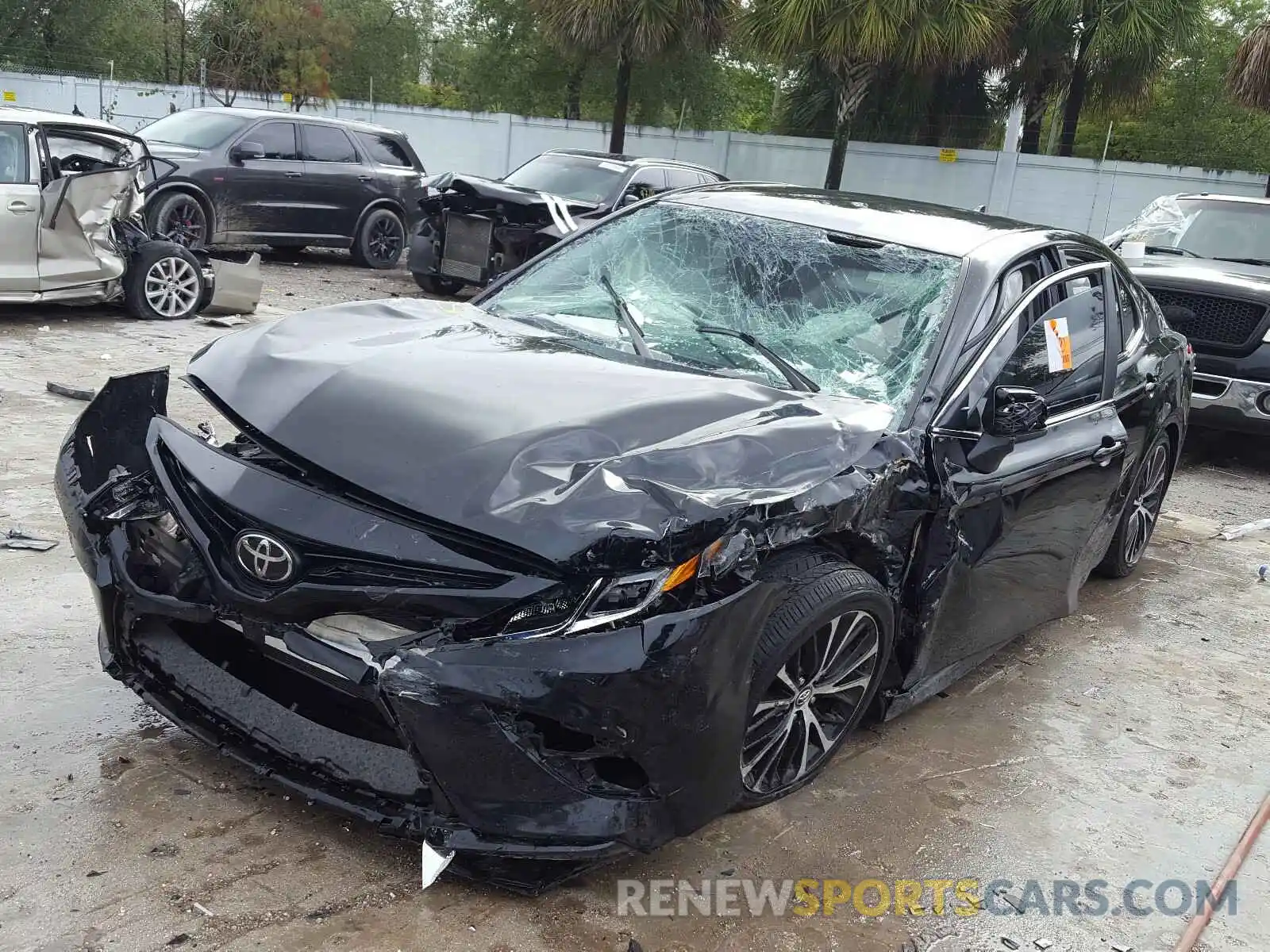 2 Photograph of a damaged car 4T1B11HK8KU184418 TOYOTA CAMRY 2019