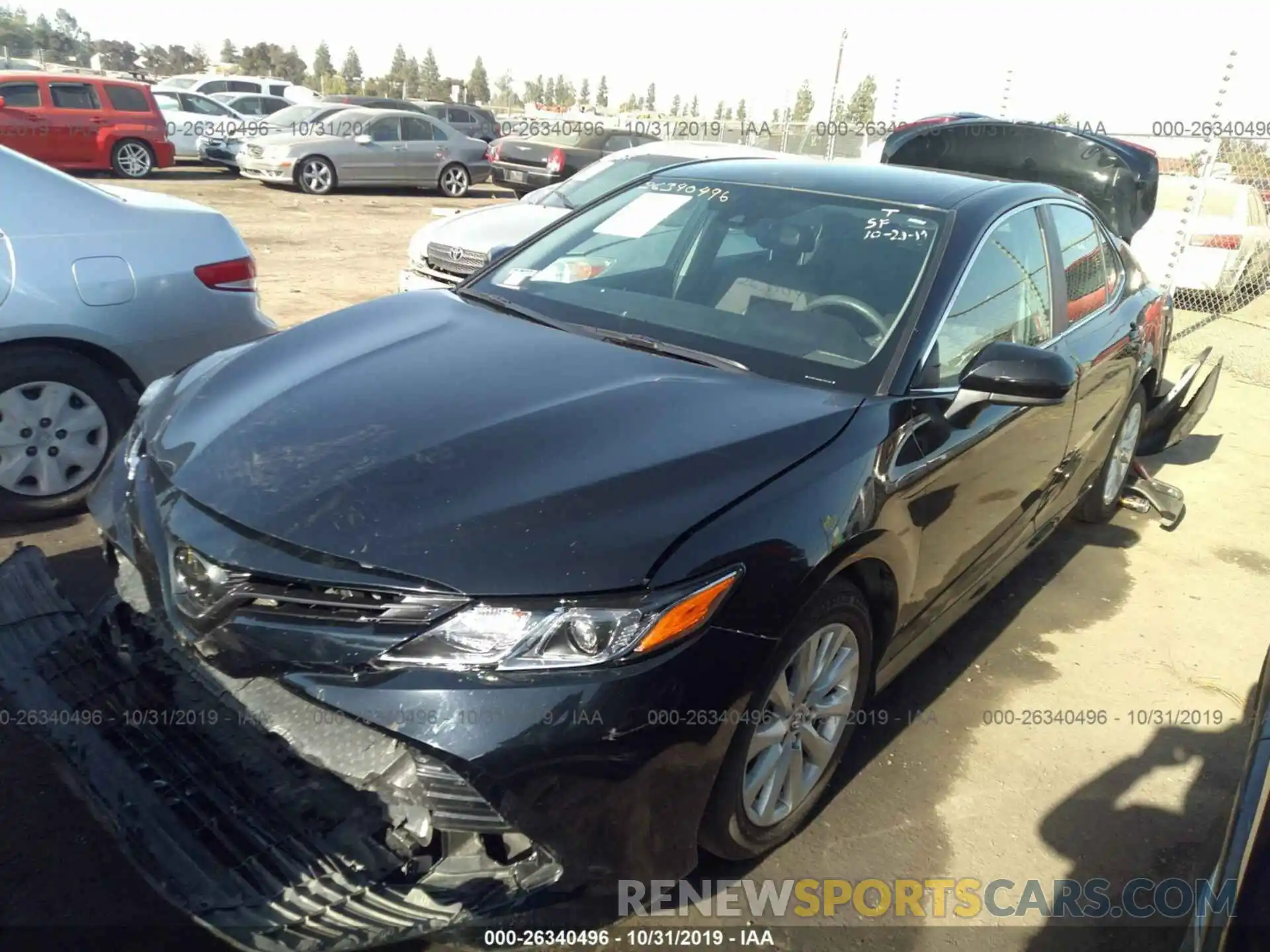 2 Photograph of a damaged car 4T1B11HK8KU184709 TOYOTA CAMRY 2019