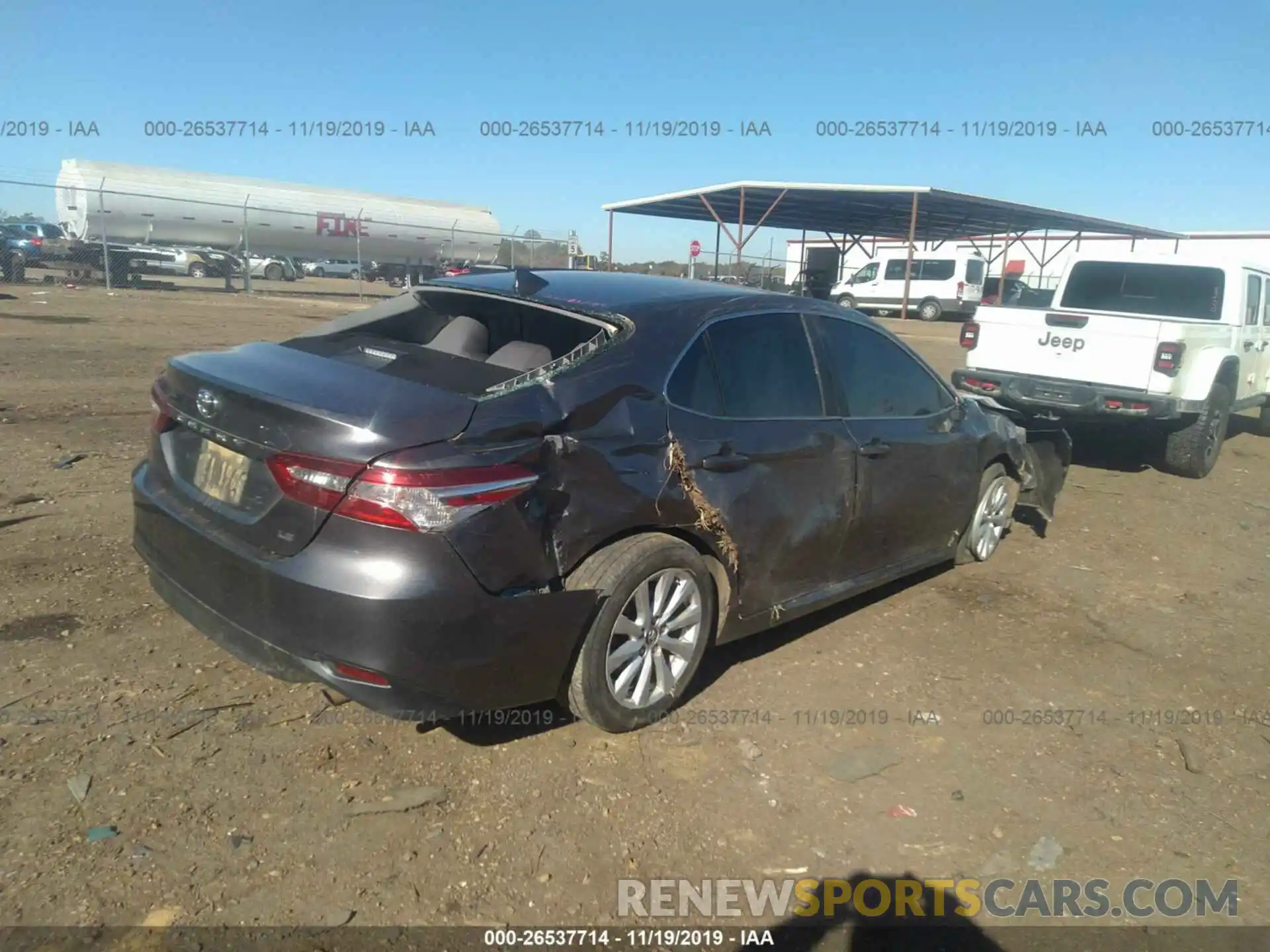 2 Photograph of a damaged car 4T1B11HK8KU185083 TOYOTA CAMRY 2019