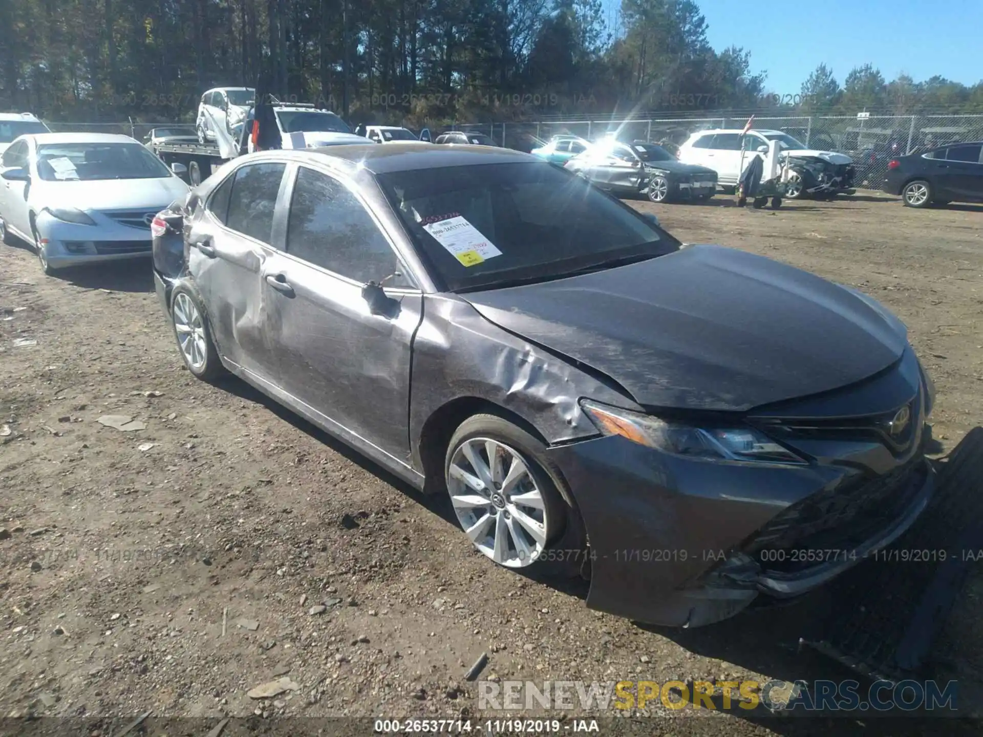 4 Photograph of a damaged car 4T1B11HK8KU185083 TOYOTA CAMRY 2019