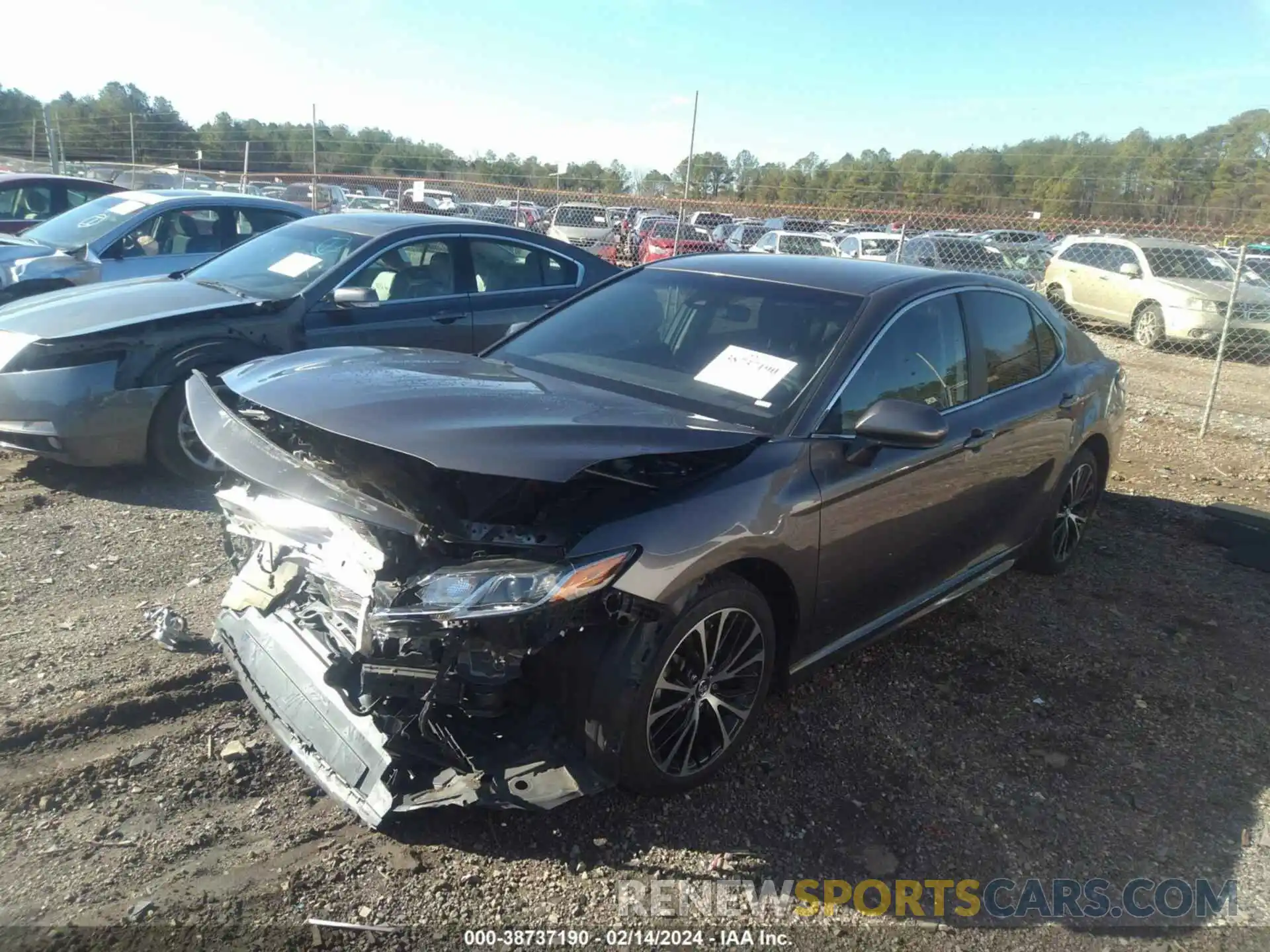 2 Photograph of a damaged car 4T1B11HK8KU185536 TOYOTA CAMRY 2019