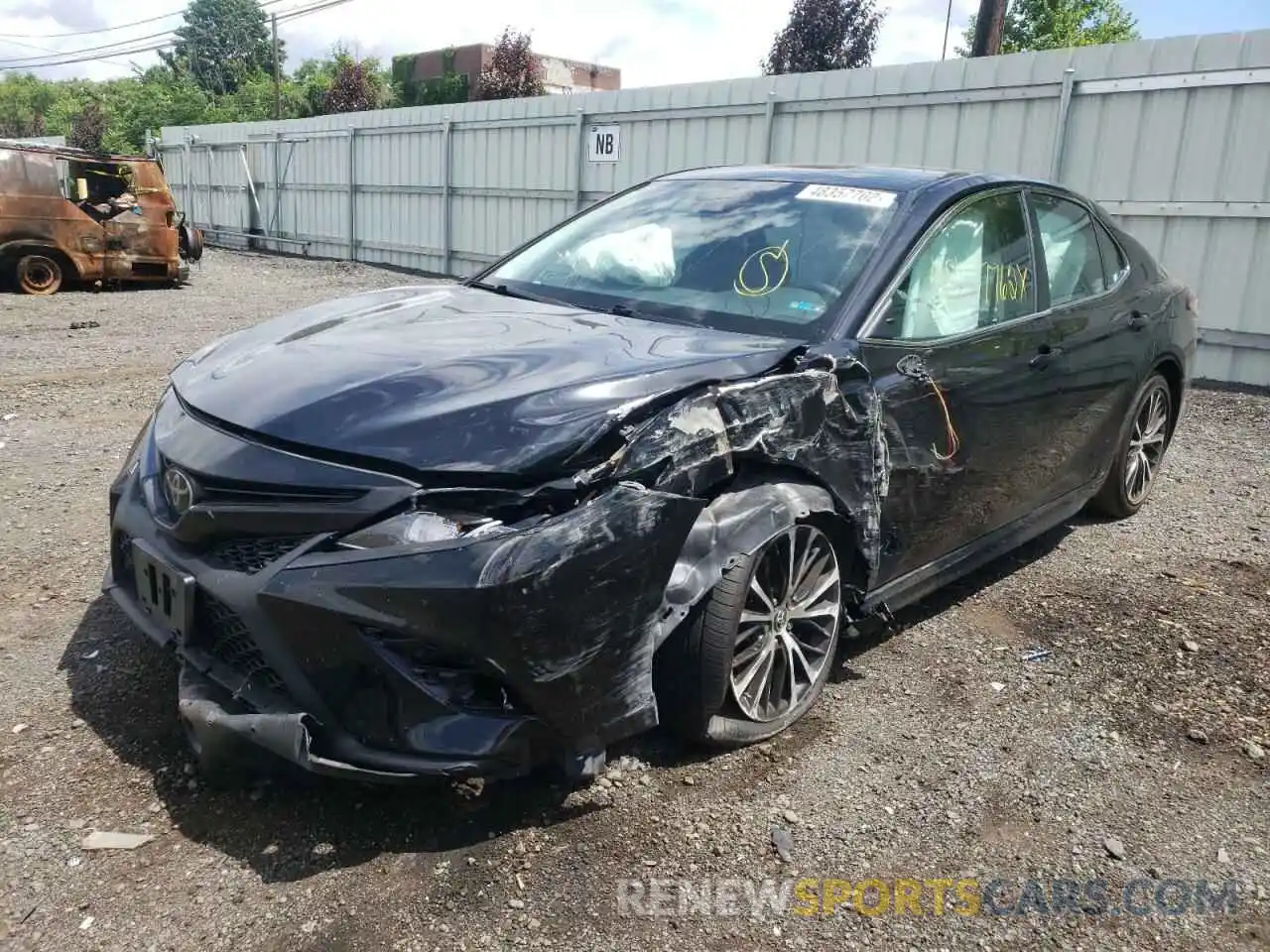 2 Photograph of a damaged car 4T1B11HK8KU187805 TOYOTA CAMRY 2019