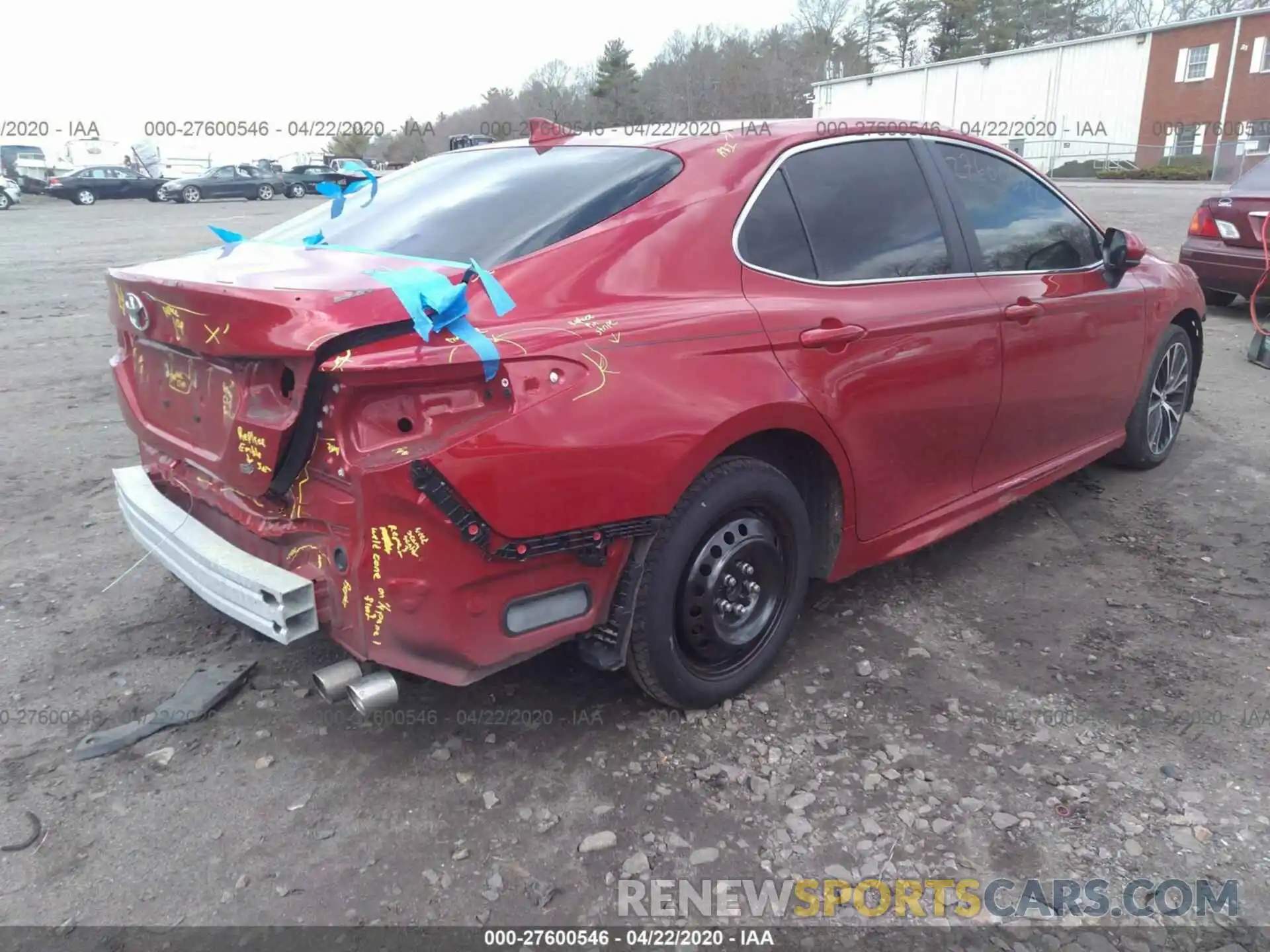 4 Фотография поврежденного автомобиля 4T1B11HK8KU187979 TOYOTA CAMRY 2019