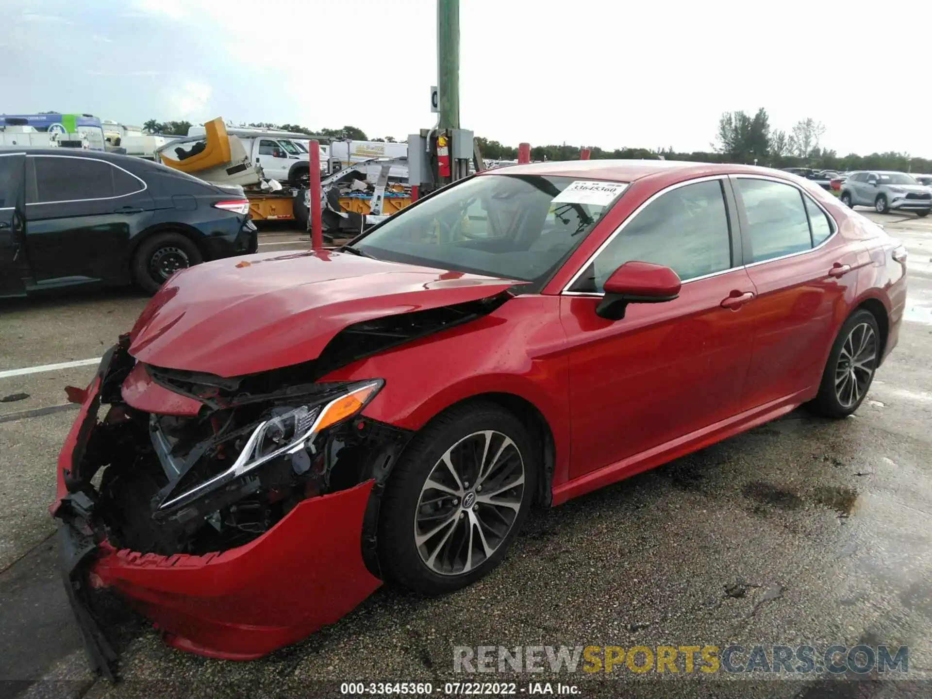 2 Photograph of a damaged car 4T1B11HK8KU189215 TOYOTA CAMRY 2019