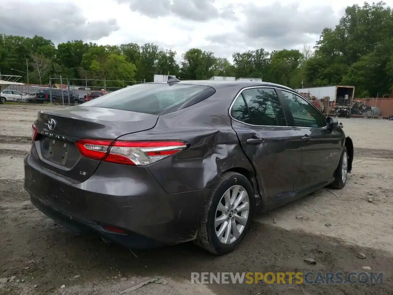 4 Photograph of a damaged car 4T1B11HK8KU189411 TOYOTA CAMRY 2019