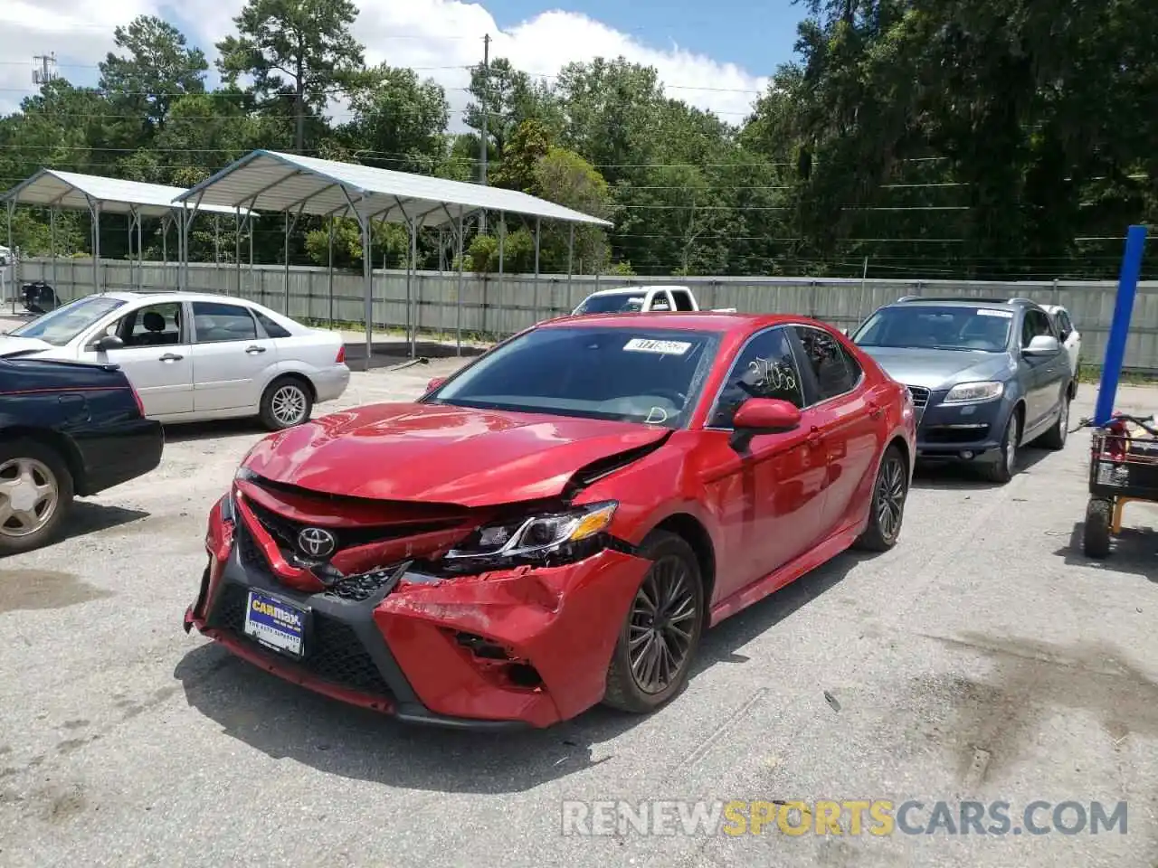 2 Photograph of a damaged car 4T1B11HK8KU190056 TOYOTA CAMRY 2019