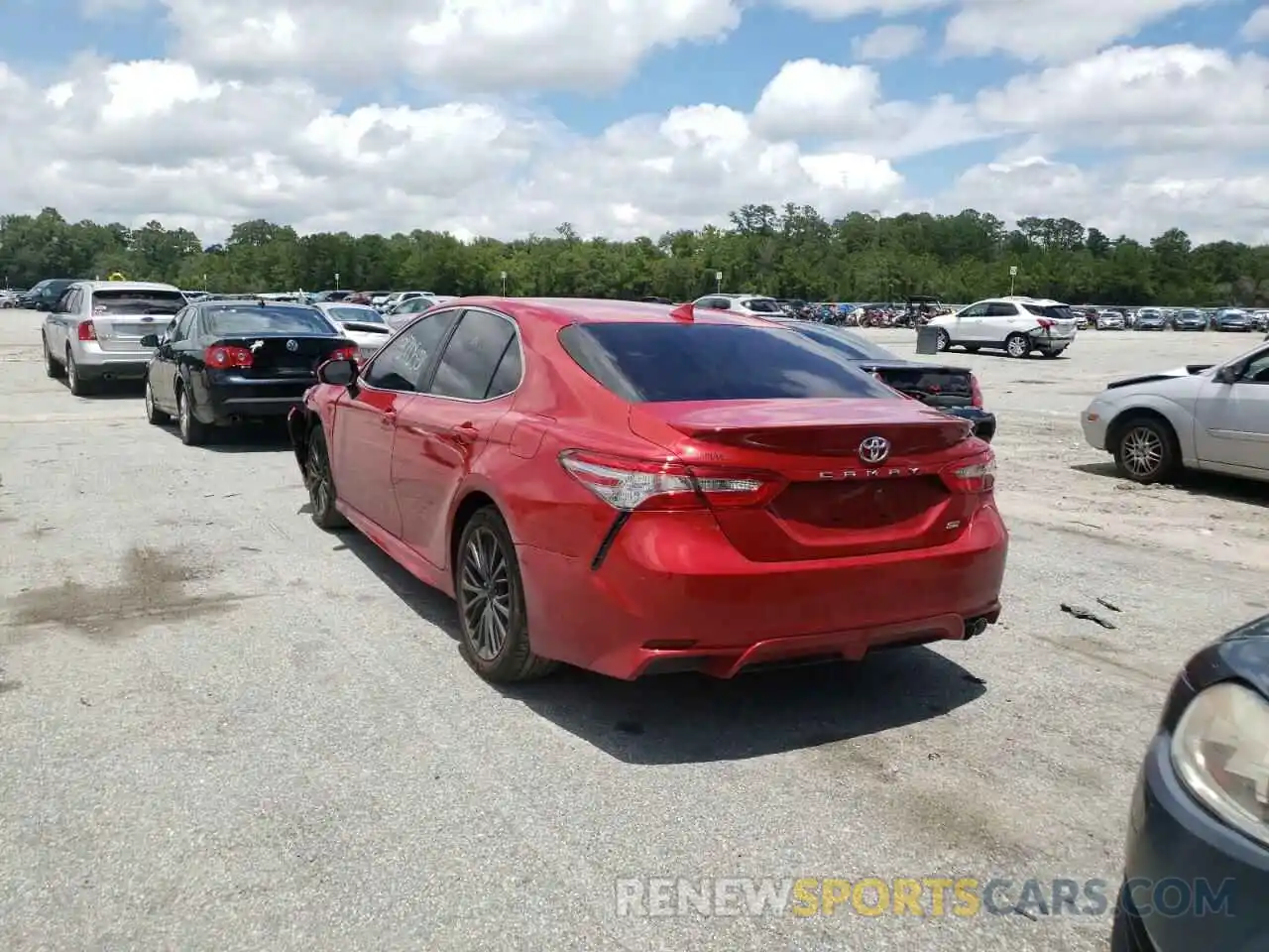 3 Photograph of a damaged car 4T1B11HK8KU190056 TOYOTA CAMRY 2019