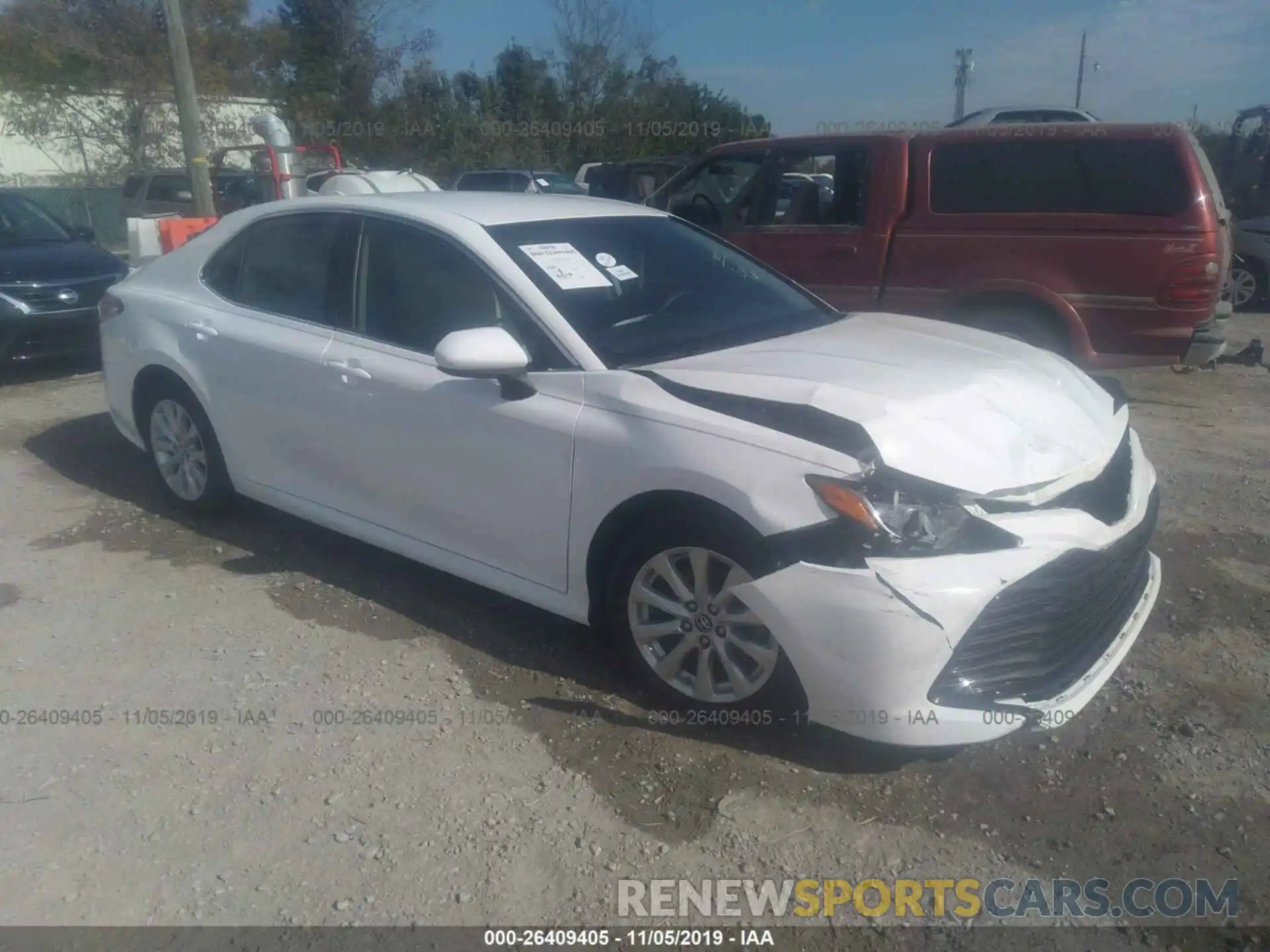 1 Photograph of a damaged car 4T1B11HK8KU190350 TOYOTA CAMRY 2019