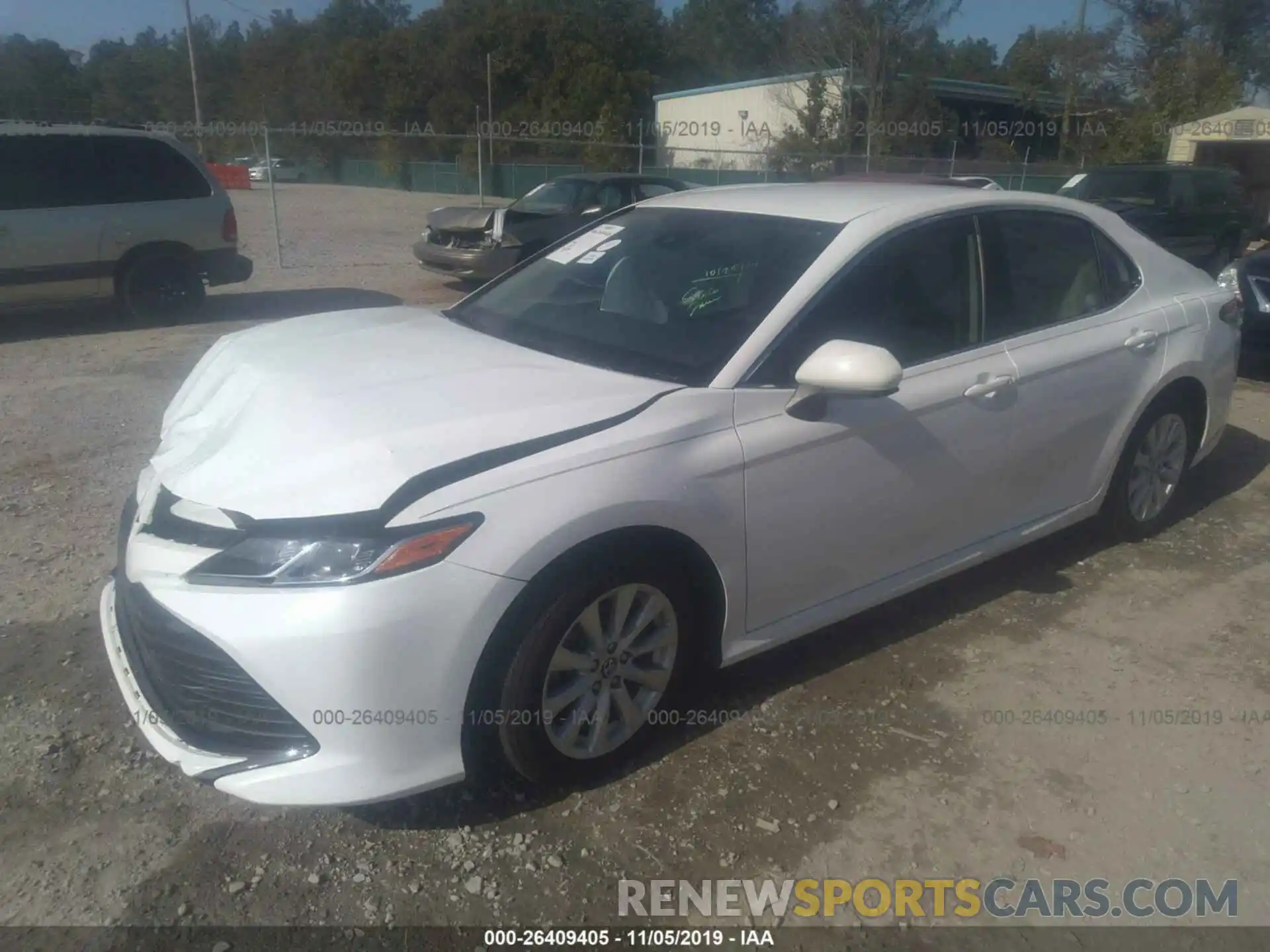 2 Photograph of a damaged car 4T1B11HK8KU190350 TOYOTA CAMRY 2019