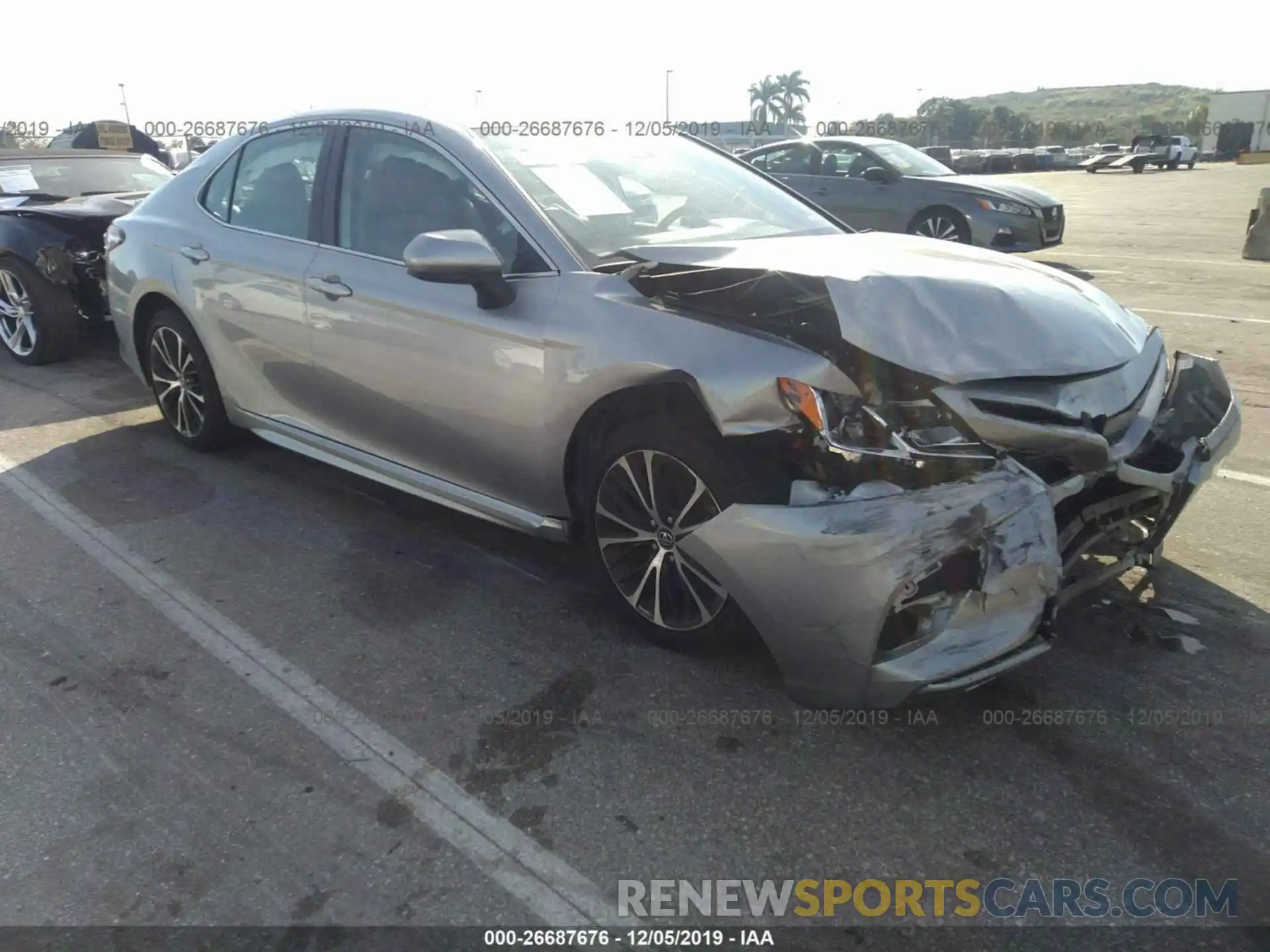 1 Photograph of a damaged car 4T1B11HK8KU191143 TOYOTA CAMRY 2019