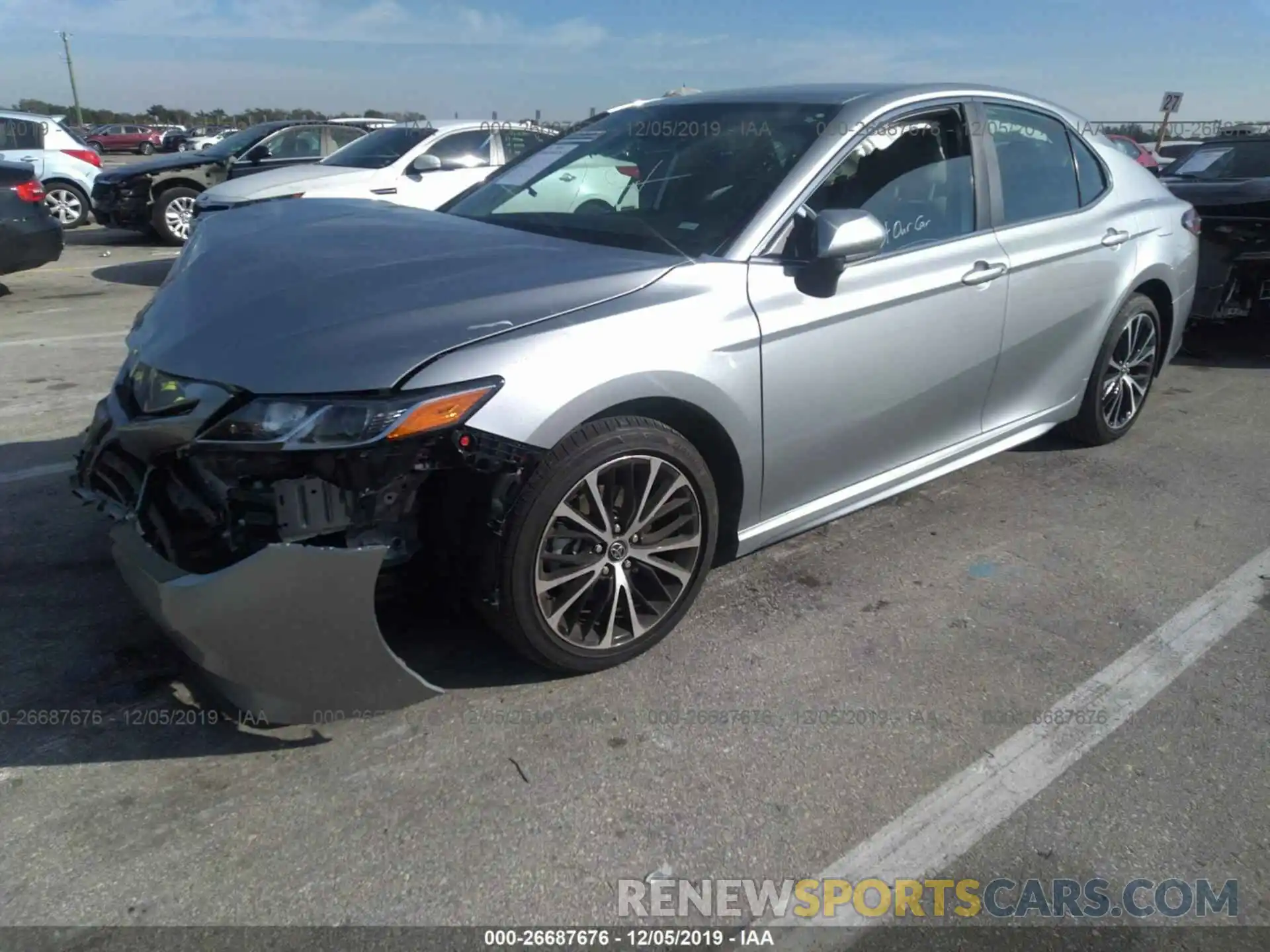 2 Photograph of a damaged car 4T1B11HK8KU191143 TOYOTA CAMRY 2019