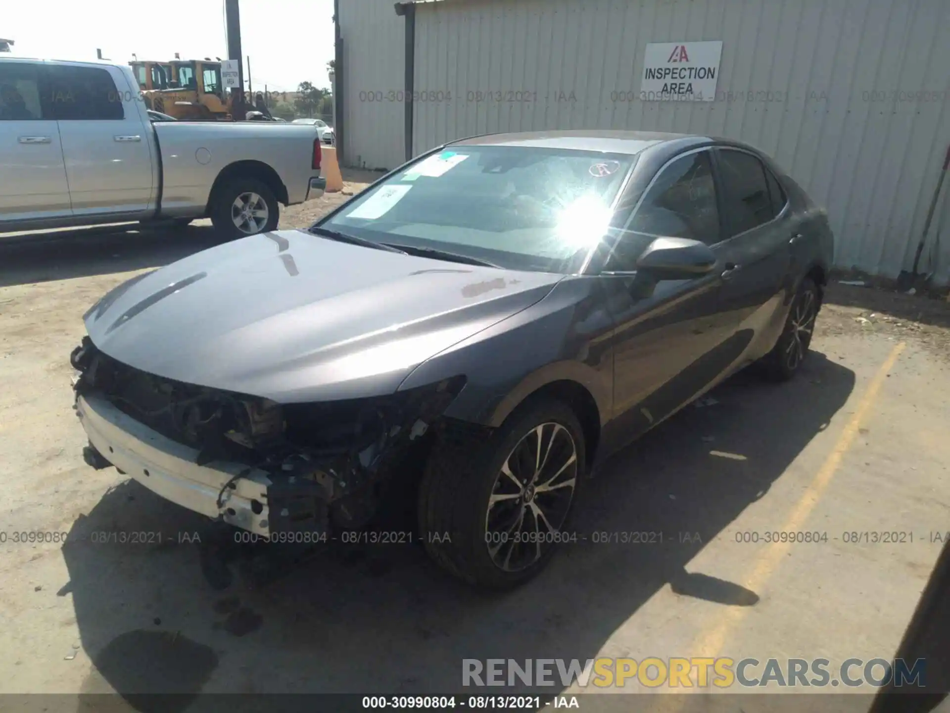 2 Photograph of a damaged car 4T1B11HK8KU191515 TOYOTA CAMRY 2019