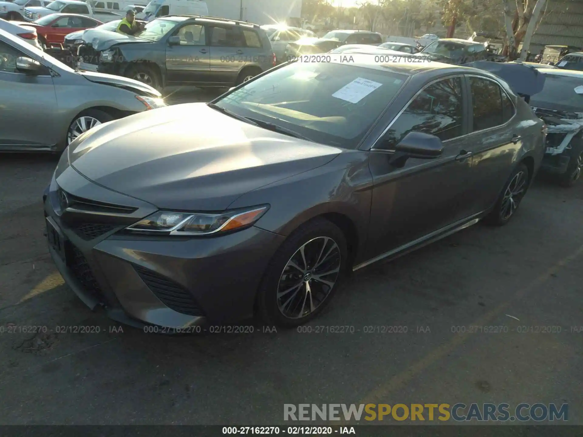 2 Photograph of a damaged car 4T1B11HK8KU194138 TOYOTA CAMRY 2019