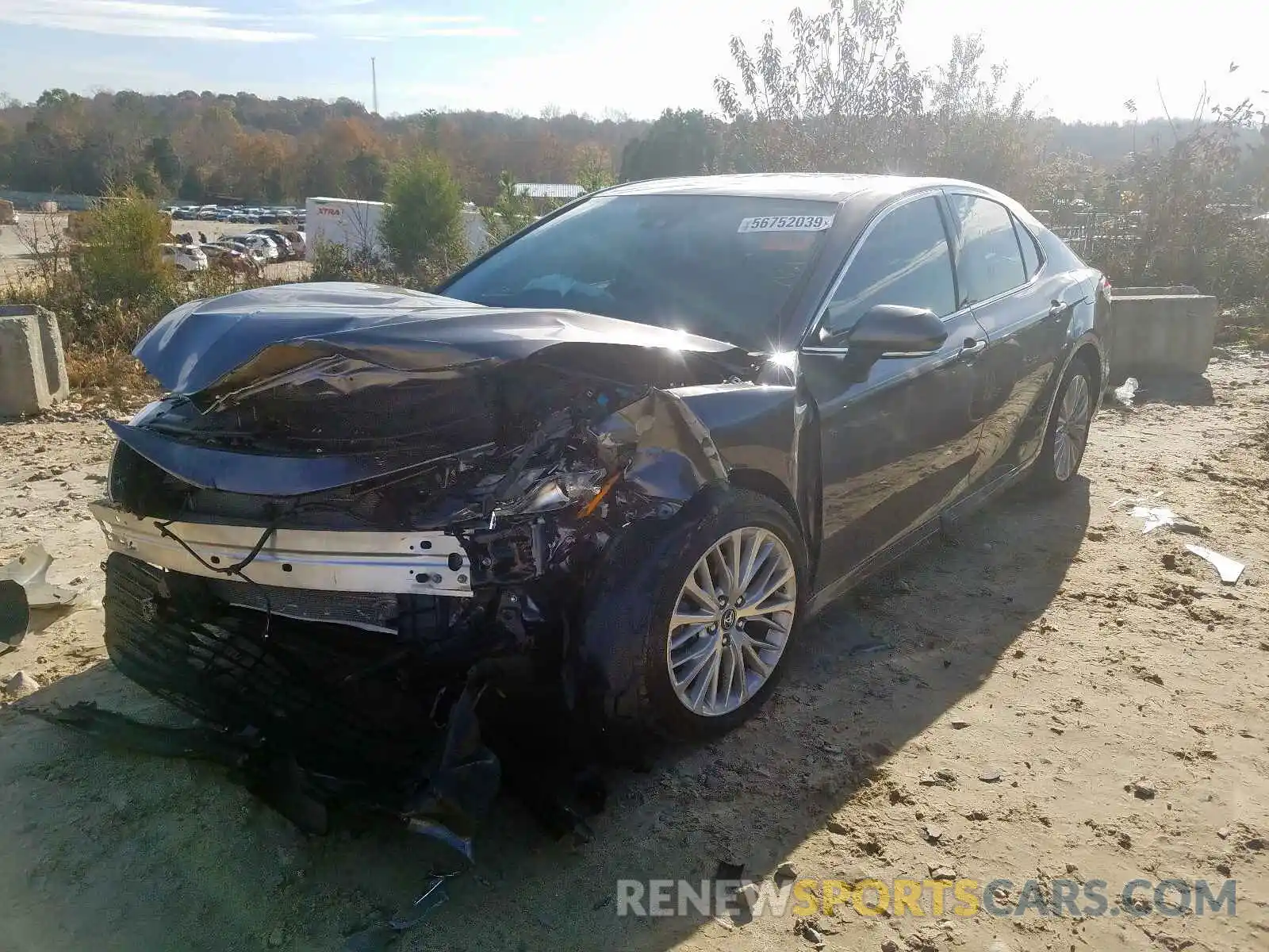 2 Photograph of a damaged car 4T1B11HK8KU196827 TOYOTA CAMRY 2019