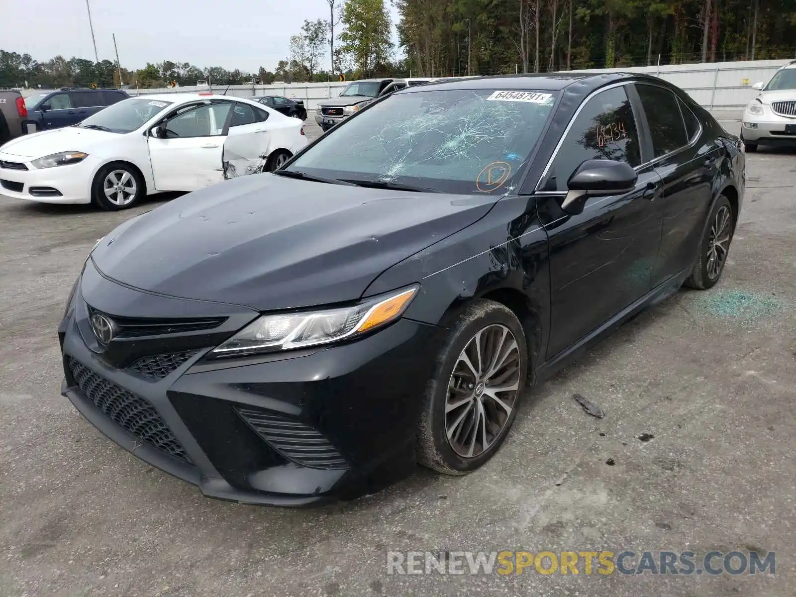 2 Photograph of a damaged car 4T1B11HK8KU198576 TOYOTA CAMRY 2019