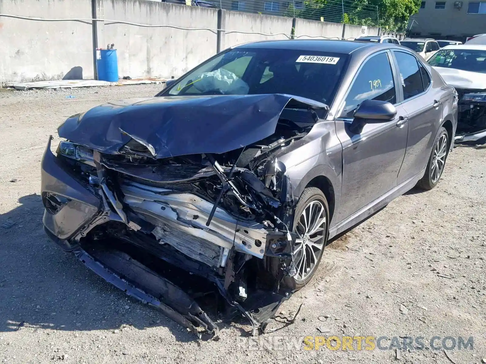 2 Photograph of a damaged car 4T1B11HK8KU199789 TOYOTA CAMRY 2019