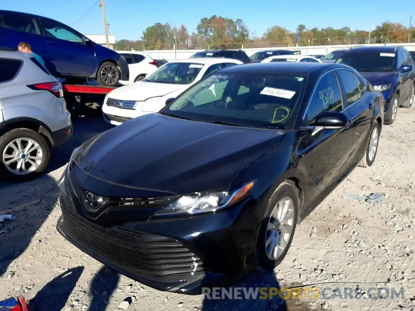 2 Photograph of a damaged car 4T1B11HK8KU203212 TOYOTA CAMRY 2019