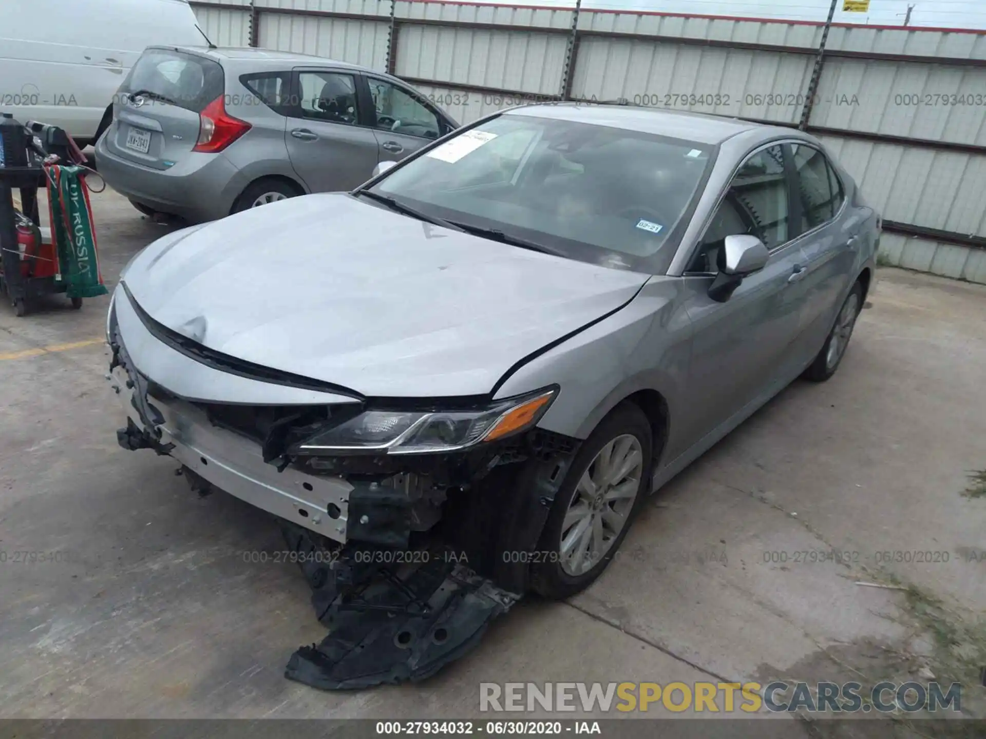 2 Photograph of a damaged car 4T1B11HK8KU205185 TOYOTA CAMRY 2019