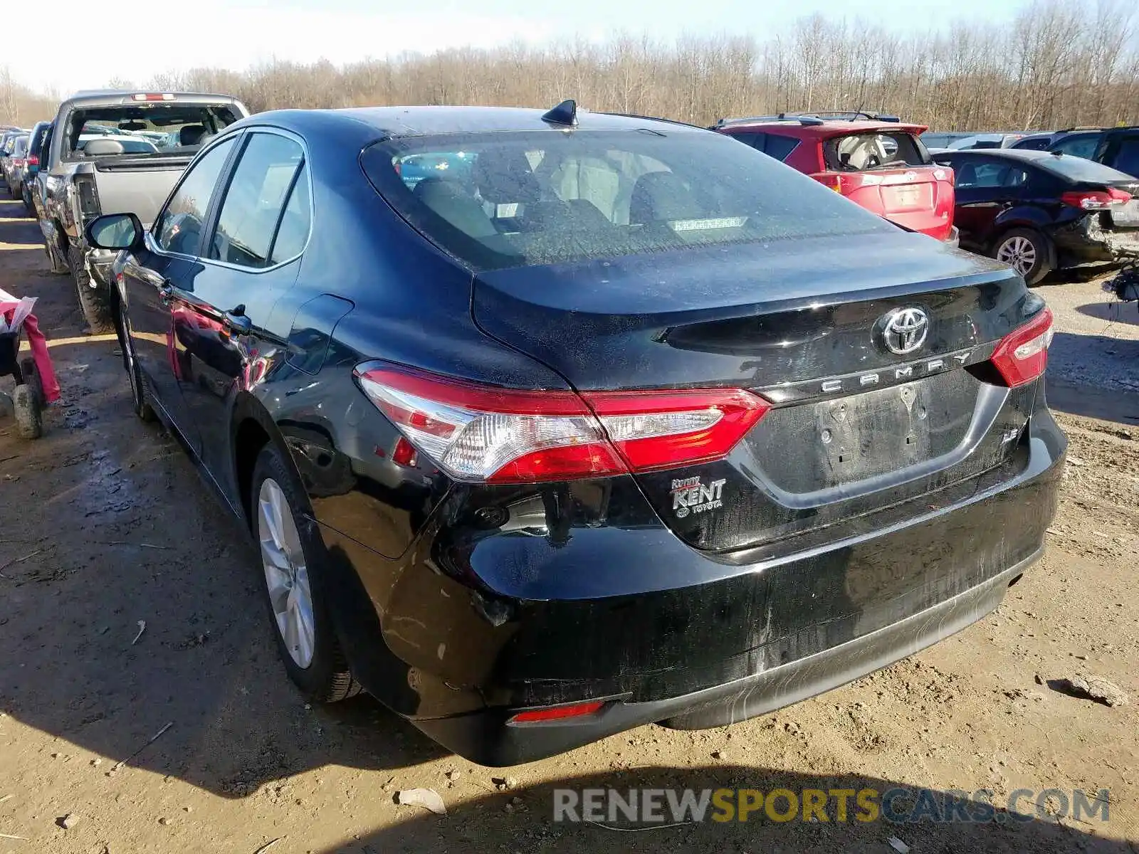 3 Photograph of a damaged car 4T1B11HK8KU205770 TOYOTA CAMRY 2019