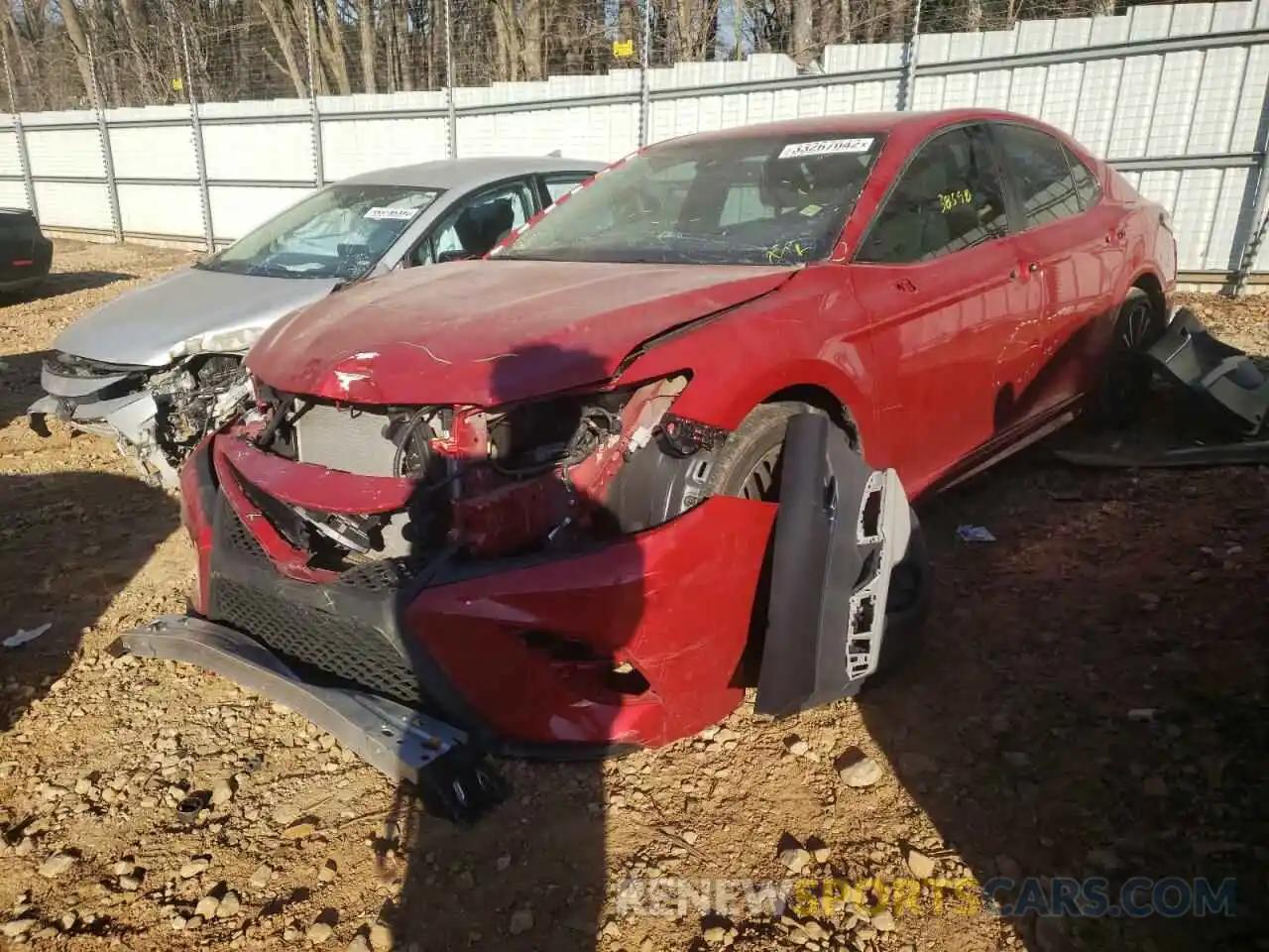 2 Photograph of a damaged car 4T1B11HK8KU206630 TOYOTA CAMRY 2019