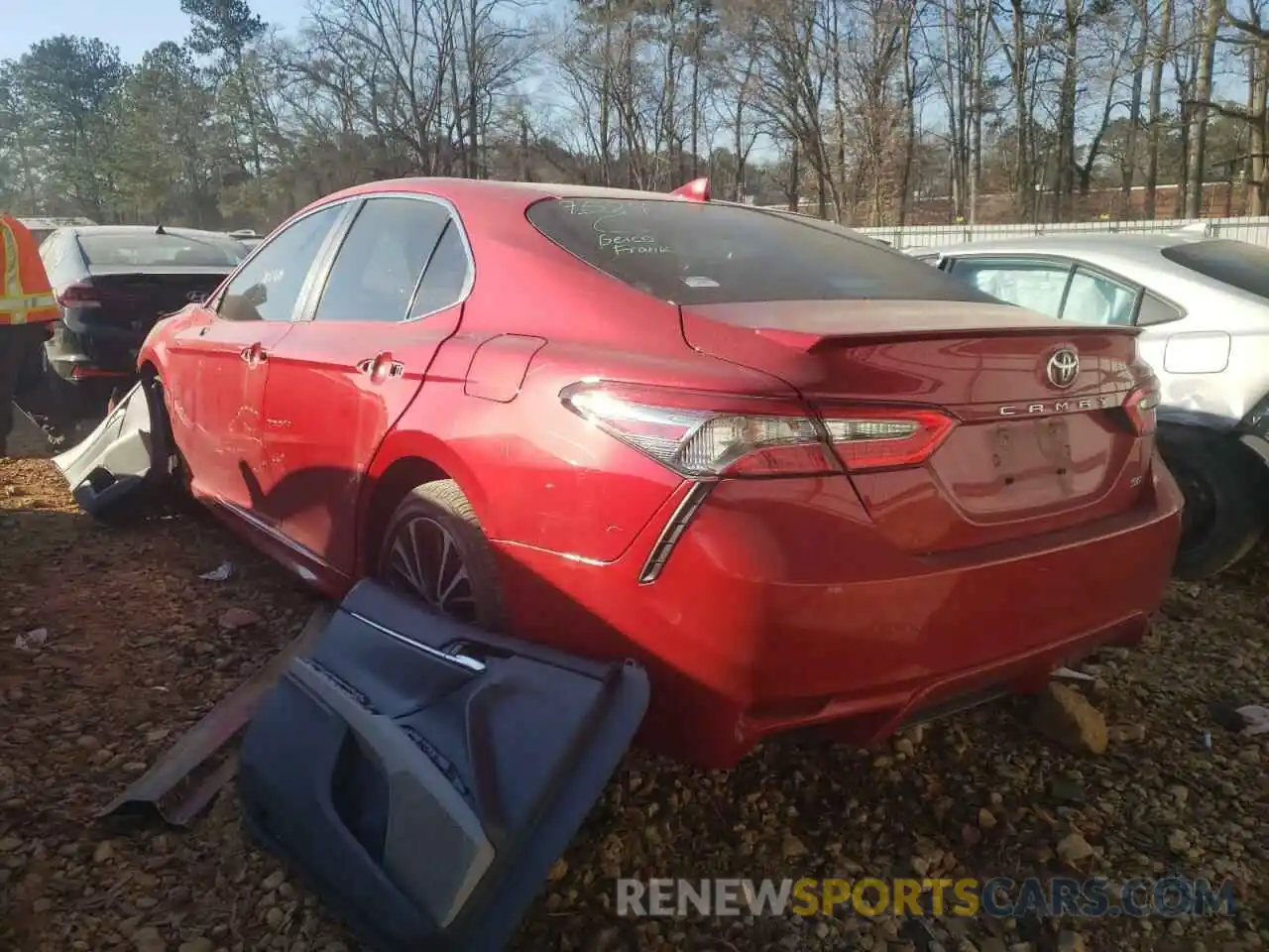 3 Photograph of a damaged car 4T1B11HK8KU206630 TOYOTA CAMRY 2019