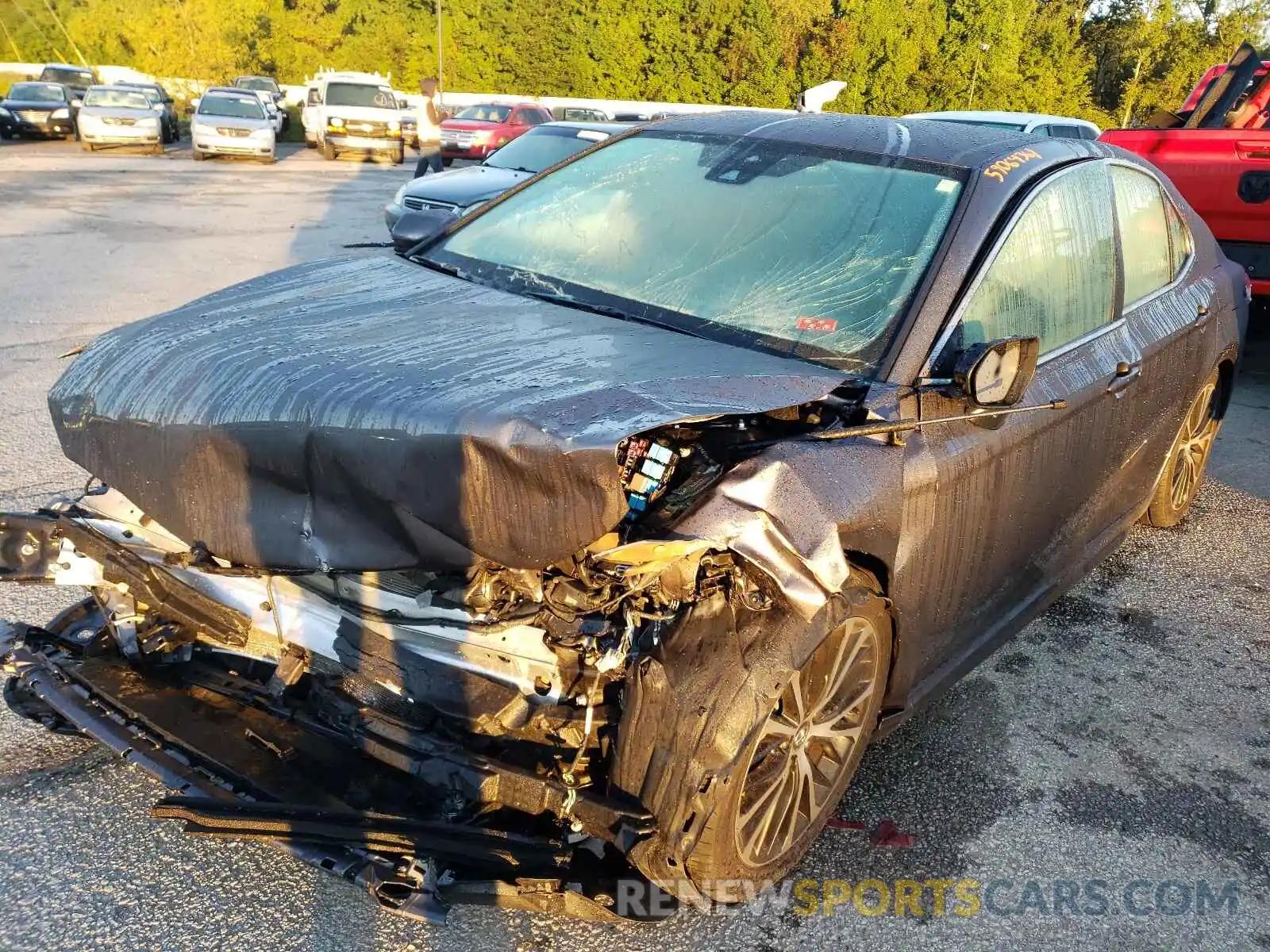 2 Photograph of a damaged car 4T1B11HK8KU206708 TOYOTA CAMRY 2019