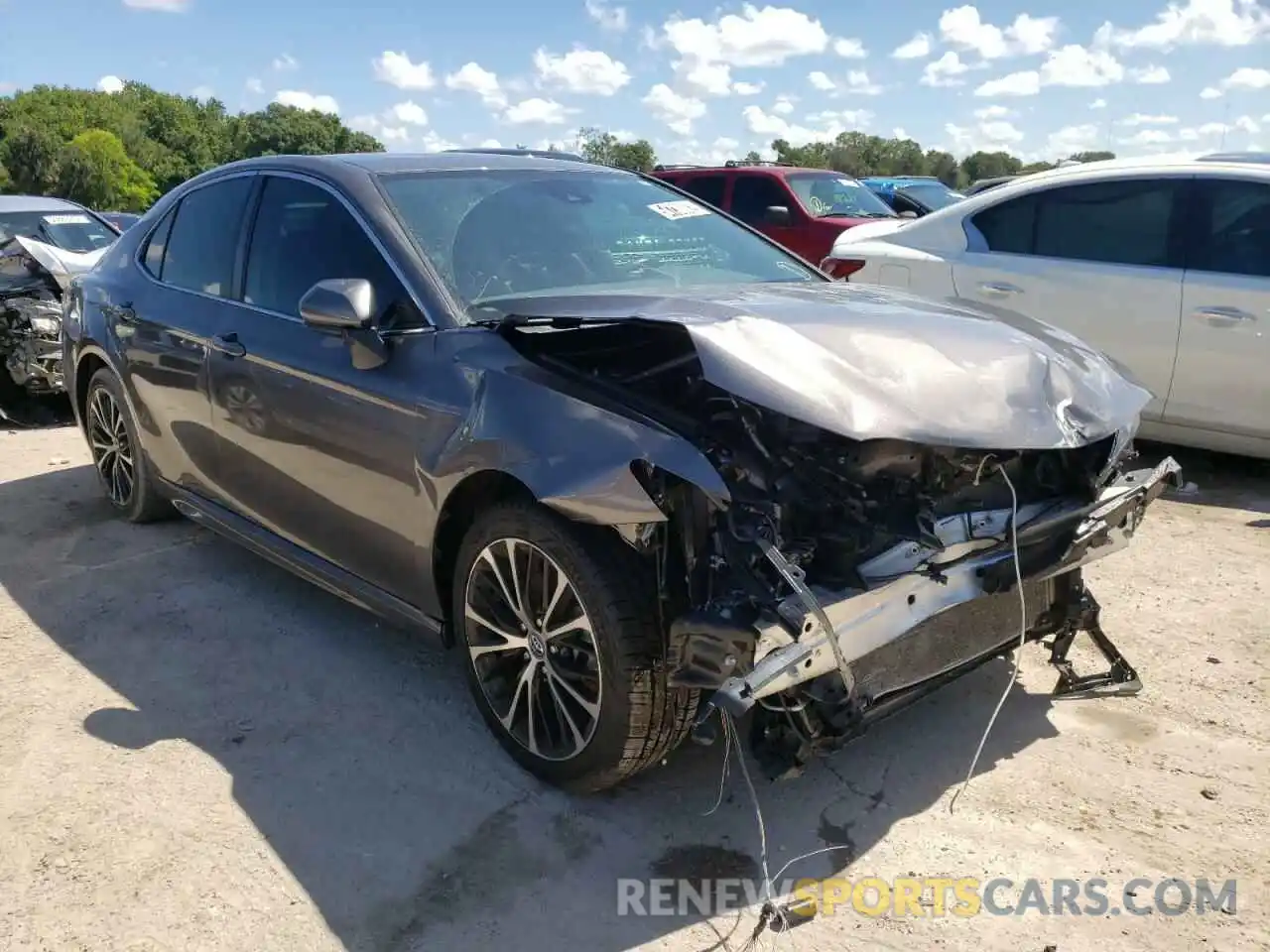 1 Photograph of a damaged car 4T1B11HK8KU206935 TOYOTA CAMRY 2019