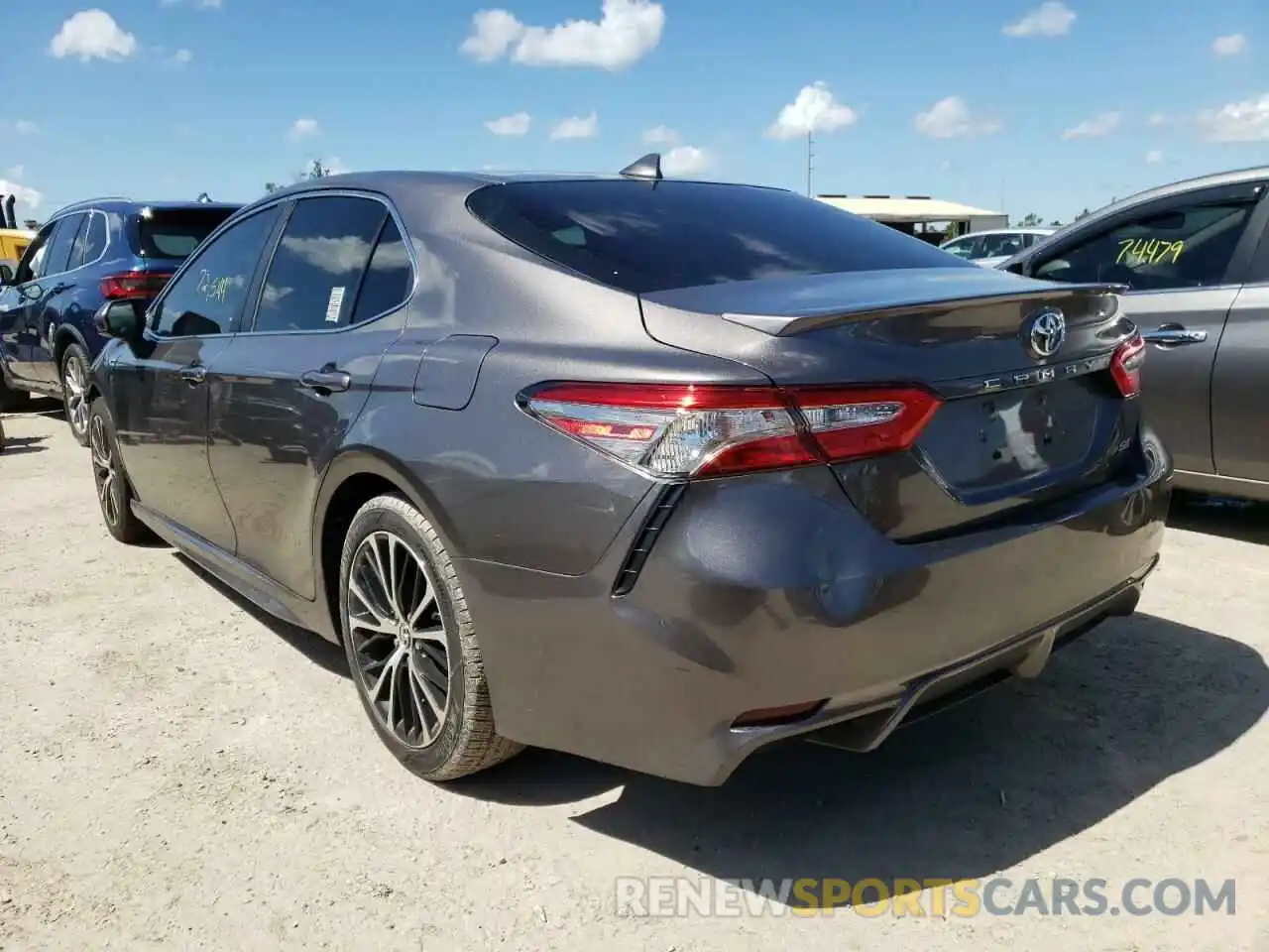 3 Photograph of a damaged car 4T1B11HK8KU206935 TOYOTA CAMRY 2019