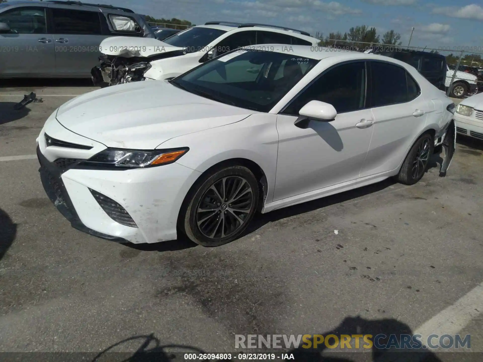 2 Photograph of a damaged car 4T1B11HK8KU207051 TOYOTA CAMRY 2019