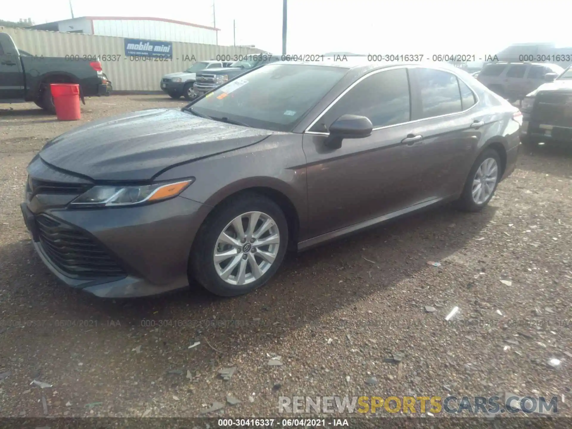 2 Photograph of a damaged car 4T1B11HK8KU208152 TOYOTA CAMRY 2019