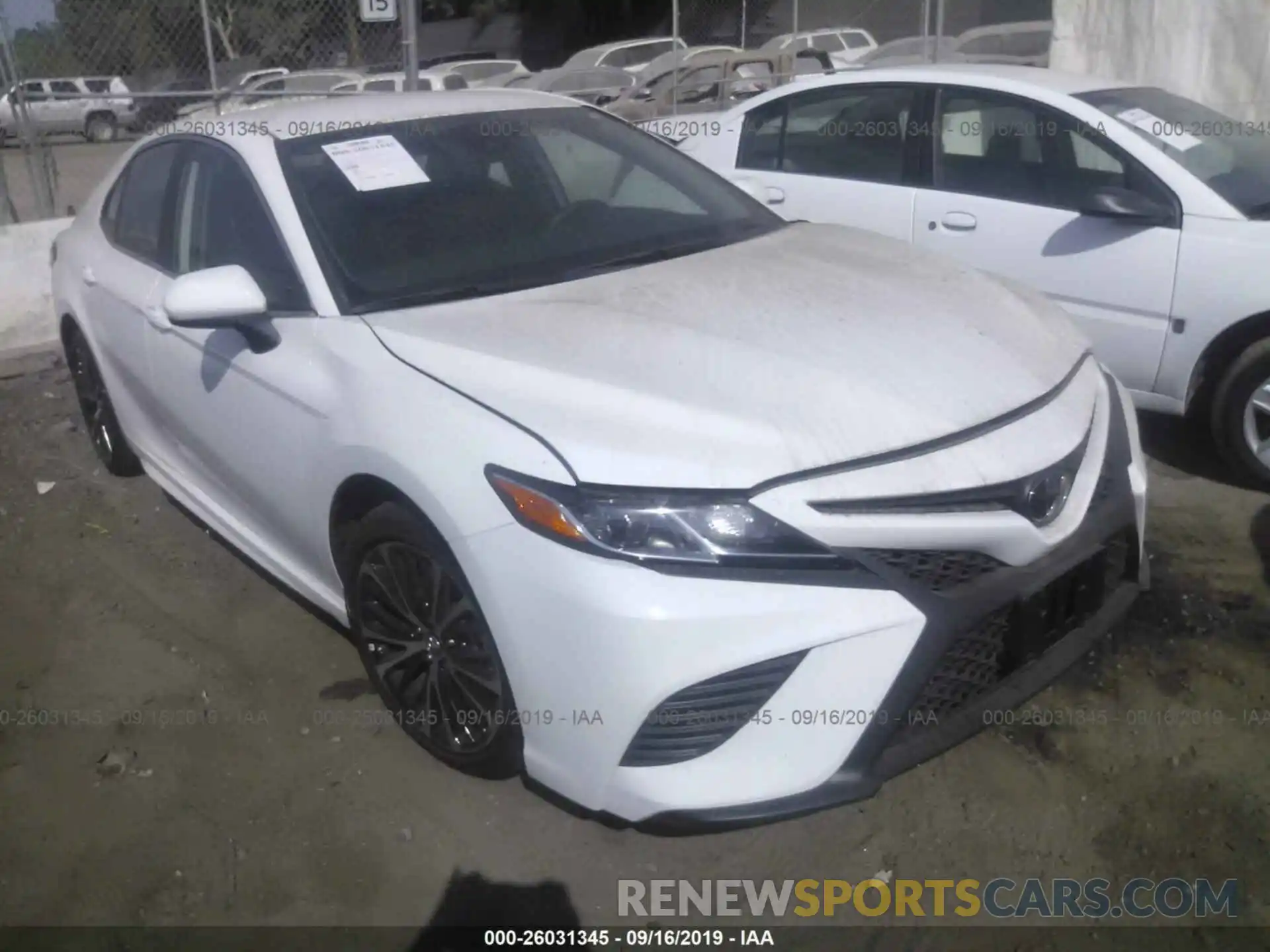 1 Photograph of a damaged car 4T1B11HK8KU209916 TOYOTA CAMRY 2019