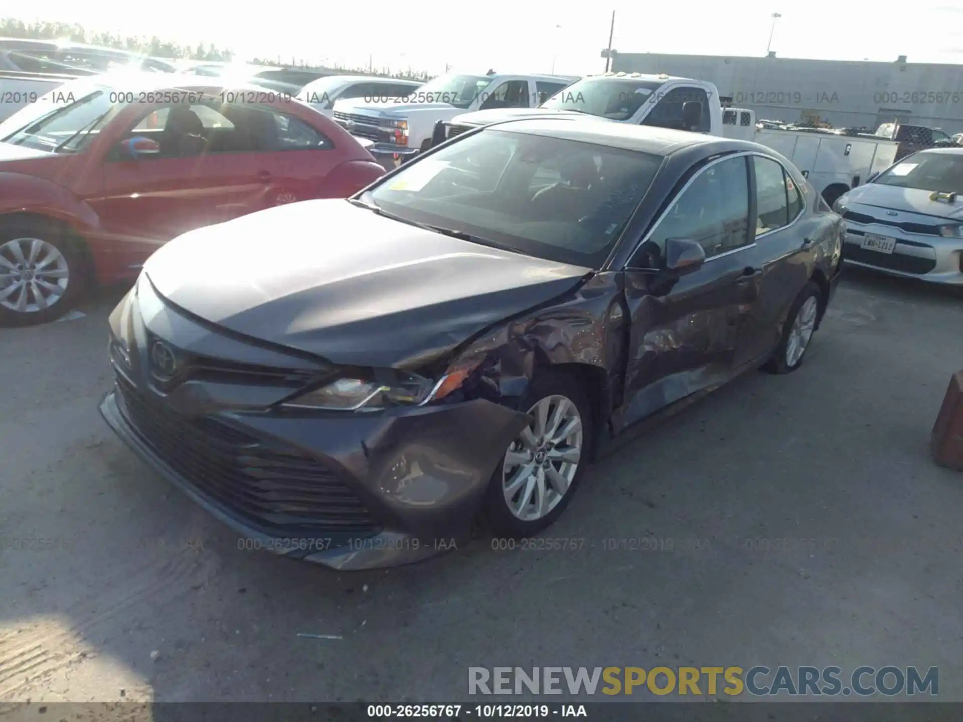 2 Photograph of a damaged car 4T1B11HK8KU211164 TOYOTA CAMRY 2019