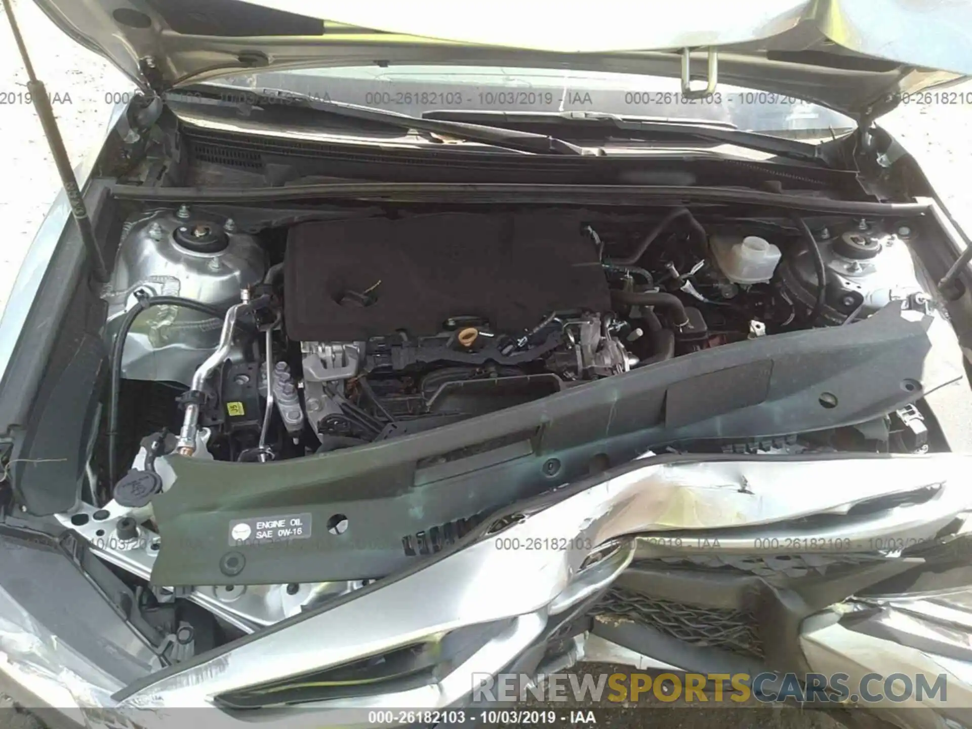 10 Photograph of a damaged car 4T1B11HK8KU211195 TOYOTA CAMRY 2019