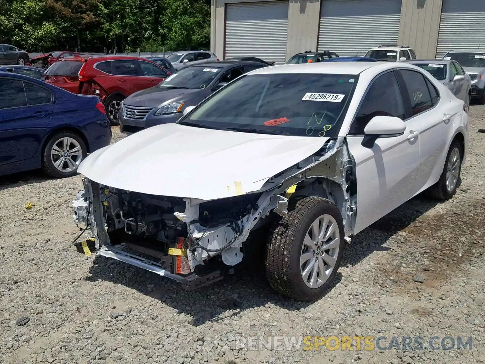 2 Photograph of a damaged car 4T1B11HK8KU211889 TOYOTA CAMRY 2019