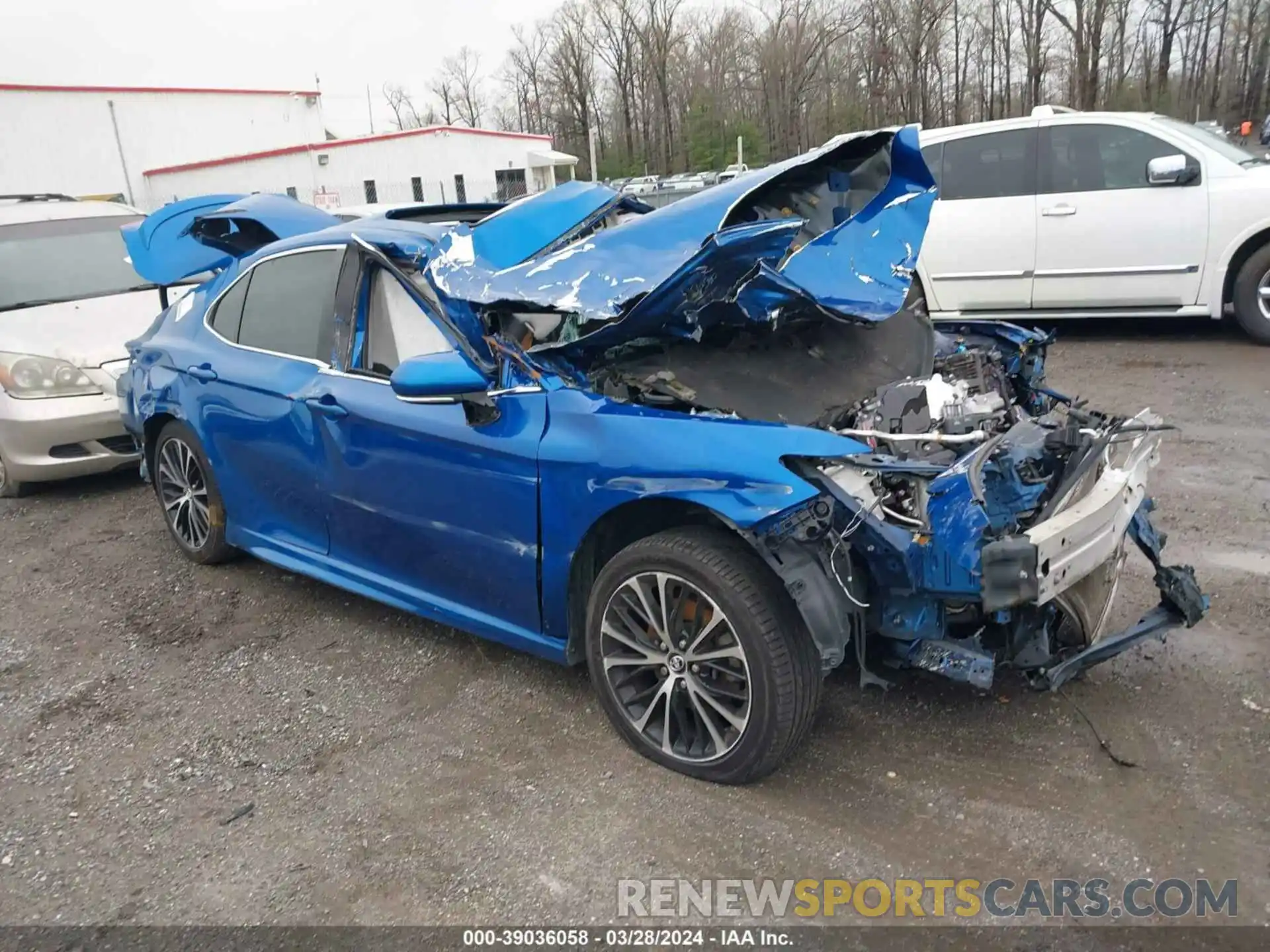 1 Photograph of a damaged car 4T1B11HK8KU213562 TOYOTA CAMRY 2019