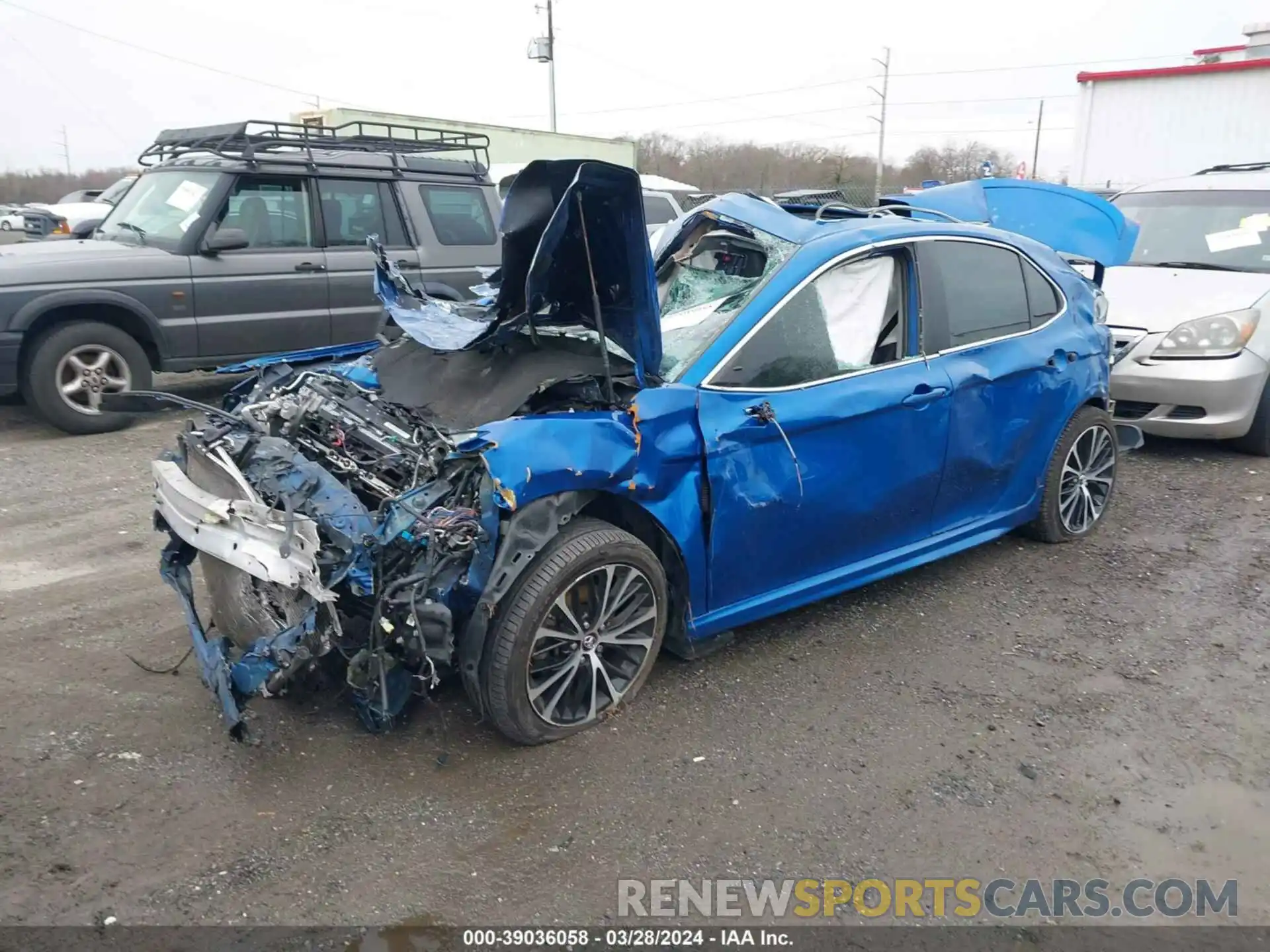 2 Photograph of a damaged car 4T1B11HK8KU213562 TOYOTA CAMRY 2019