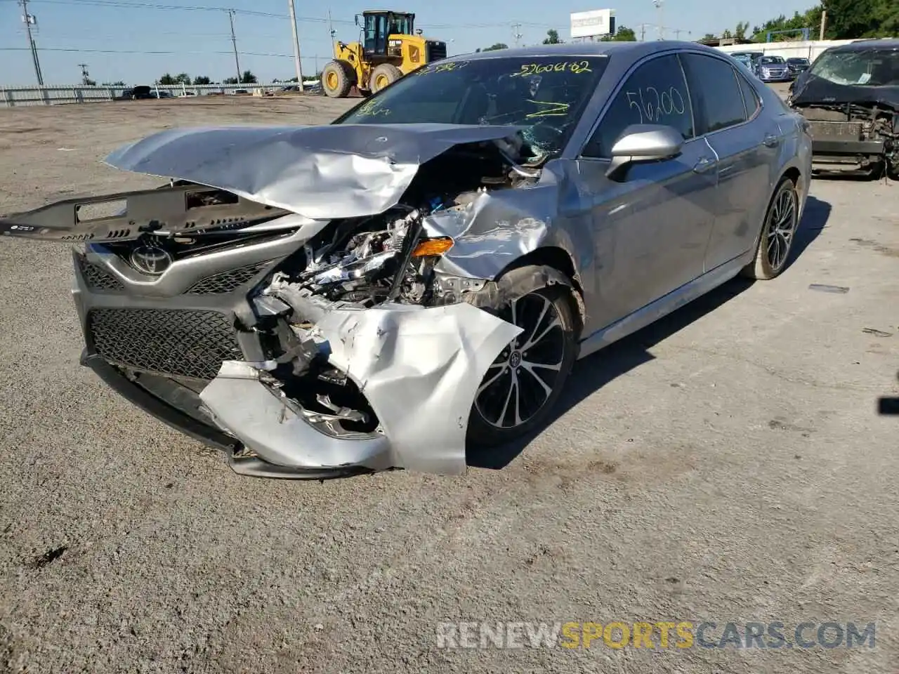 2 Photograph of a damaged car 4T1B11HK8KU213948 TOYOTA CAMRY 2019