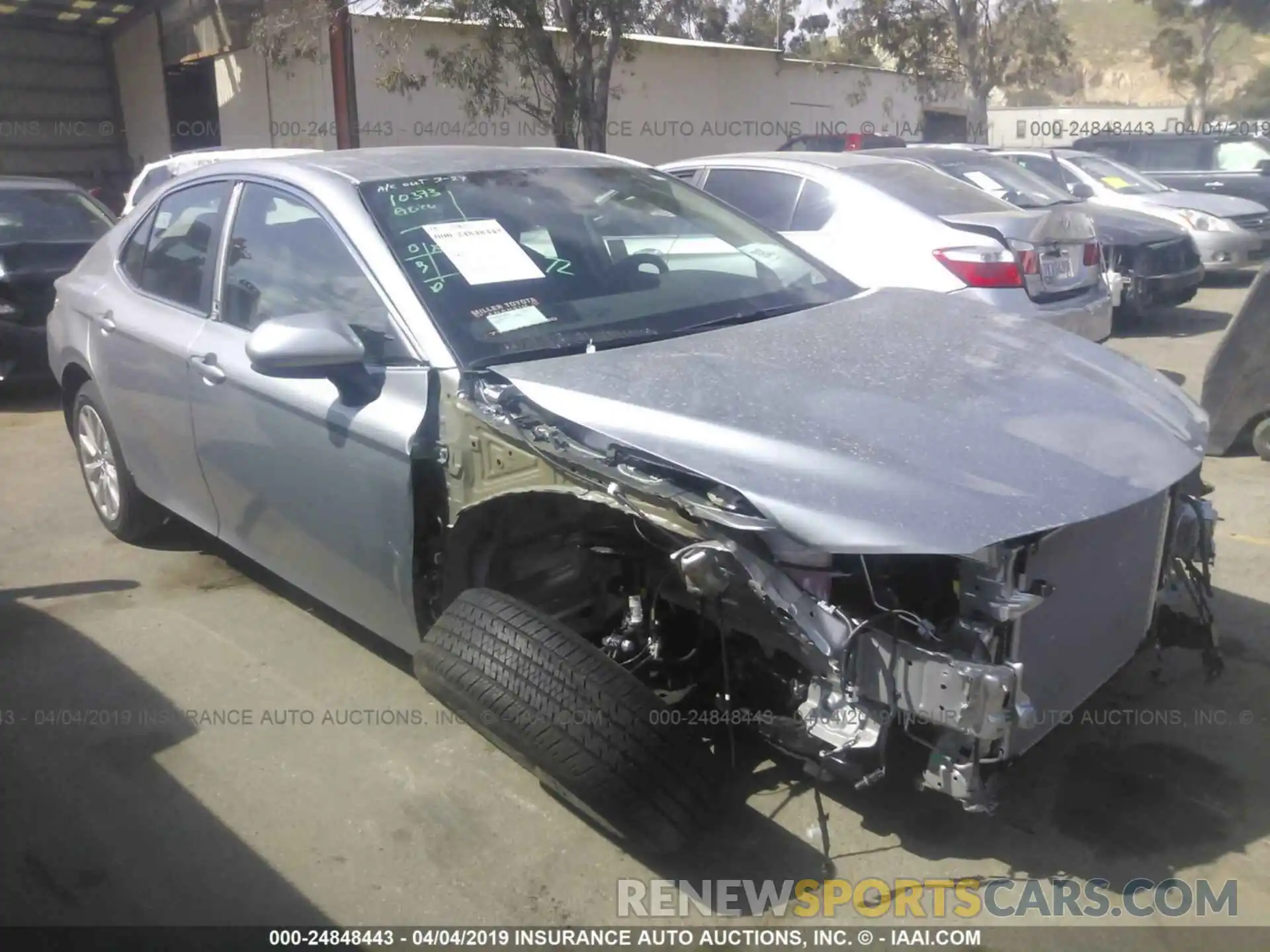 1 Photograph of a damaged car 4T1B11HK8KU214811 TOYOTA CAMRY 2019