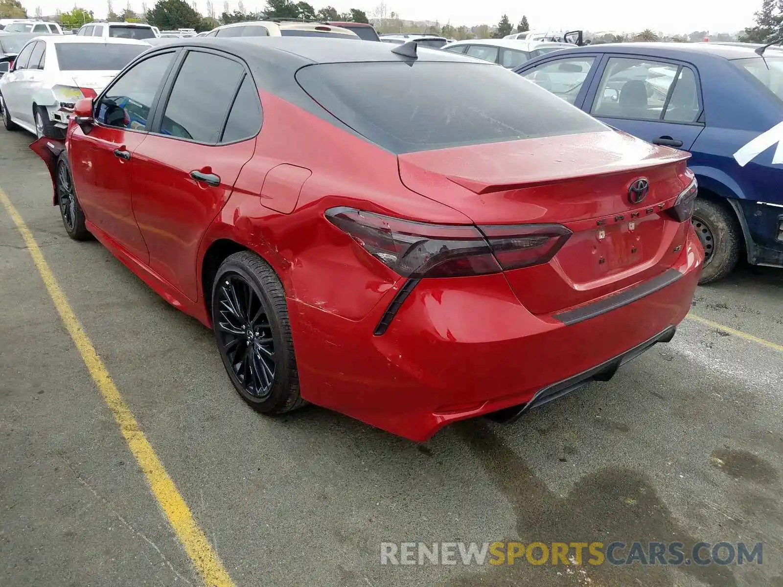 3 Photograph of a damaged car 4T1B11HK8KU214968 TOYOTA CAMRY 2019