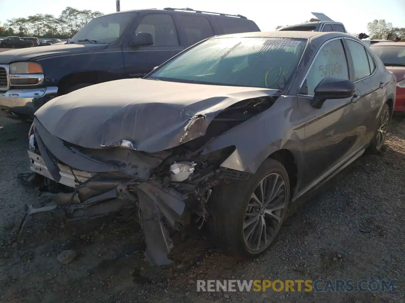 2 Photograph of a damaged car 4T1B11HK8KU215263 TOYOTA CAMRY 2019