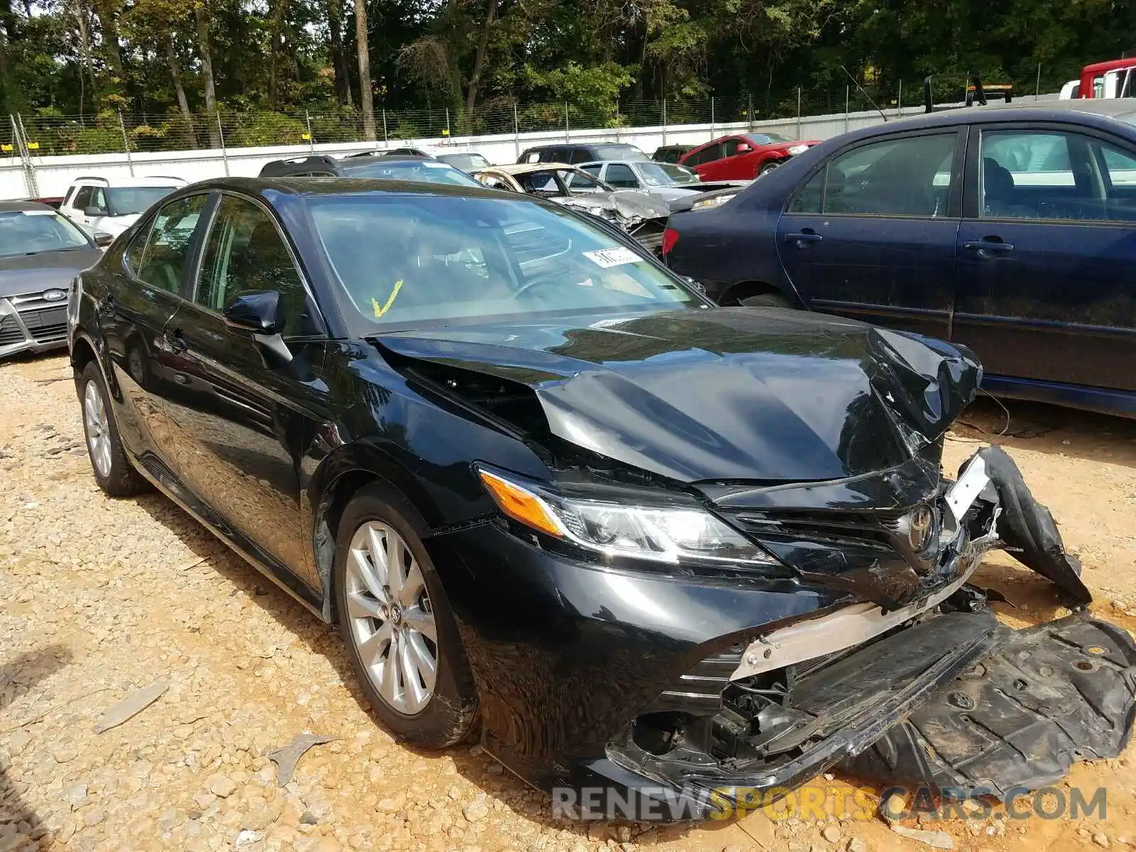 1 Photograph of a damaged car 4T1B11HK8KU215702 TOYOTA CAMRY 2019