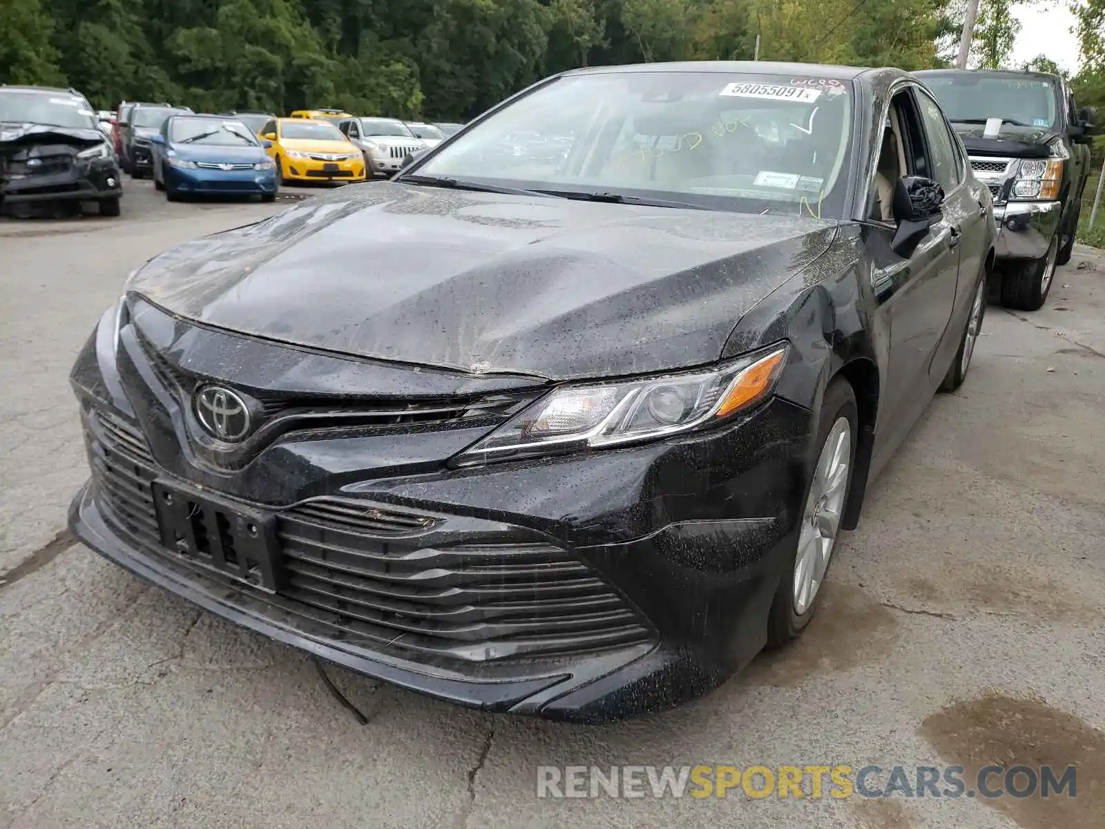 2 Photograph of a damaged car 4T1B11HK8KU215912 TOYOTA CAMRY 2019