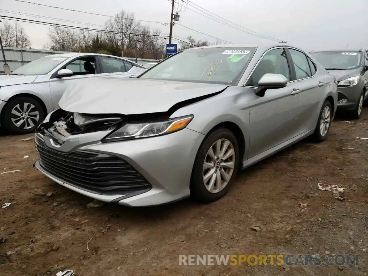 2 Photograph of a damaged car 4T1B11HK8KU217627 TOYOTA CAMRY 2019