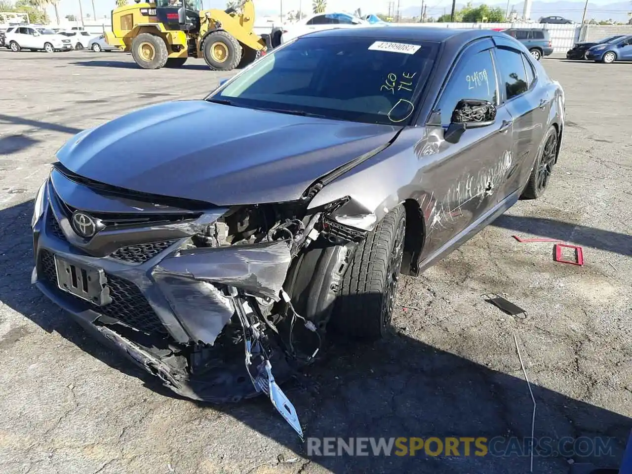 2 Photograph of a damaged car 4T1B11HK8KU219099 TOYOTA CAMRY 2019