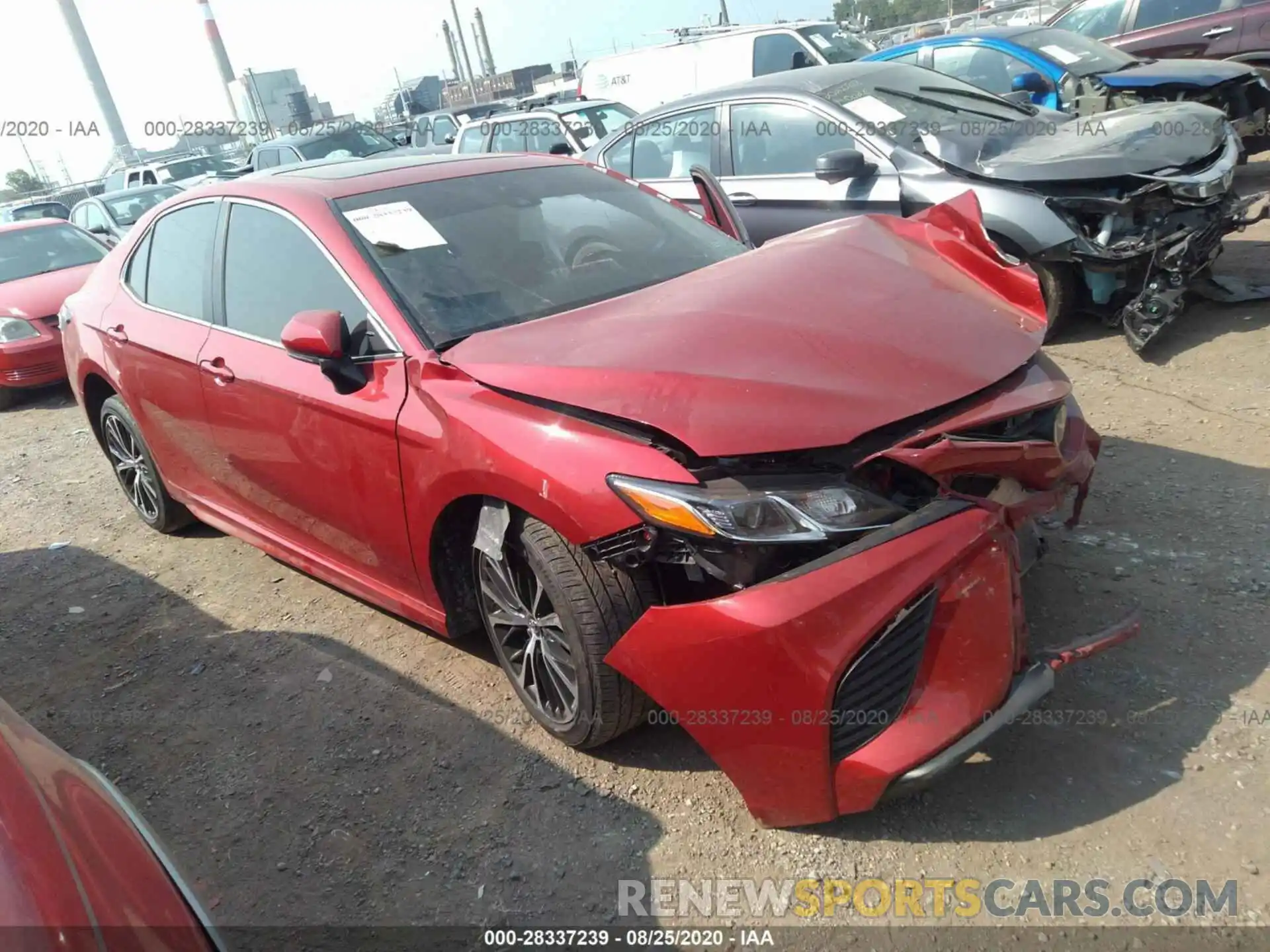 1 Photograph of a damaged car 4T1B11HK8KU219538 TOYOTA CAMRY 2019