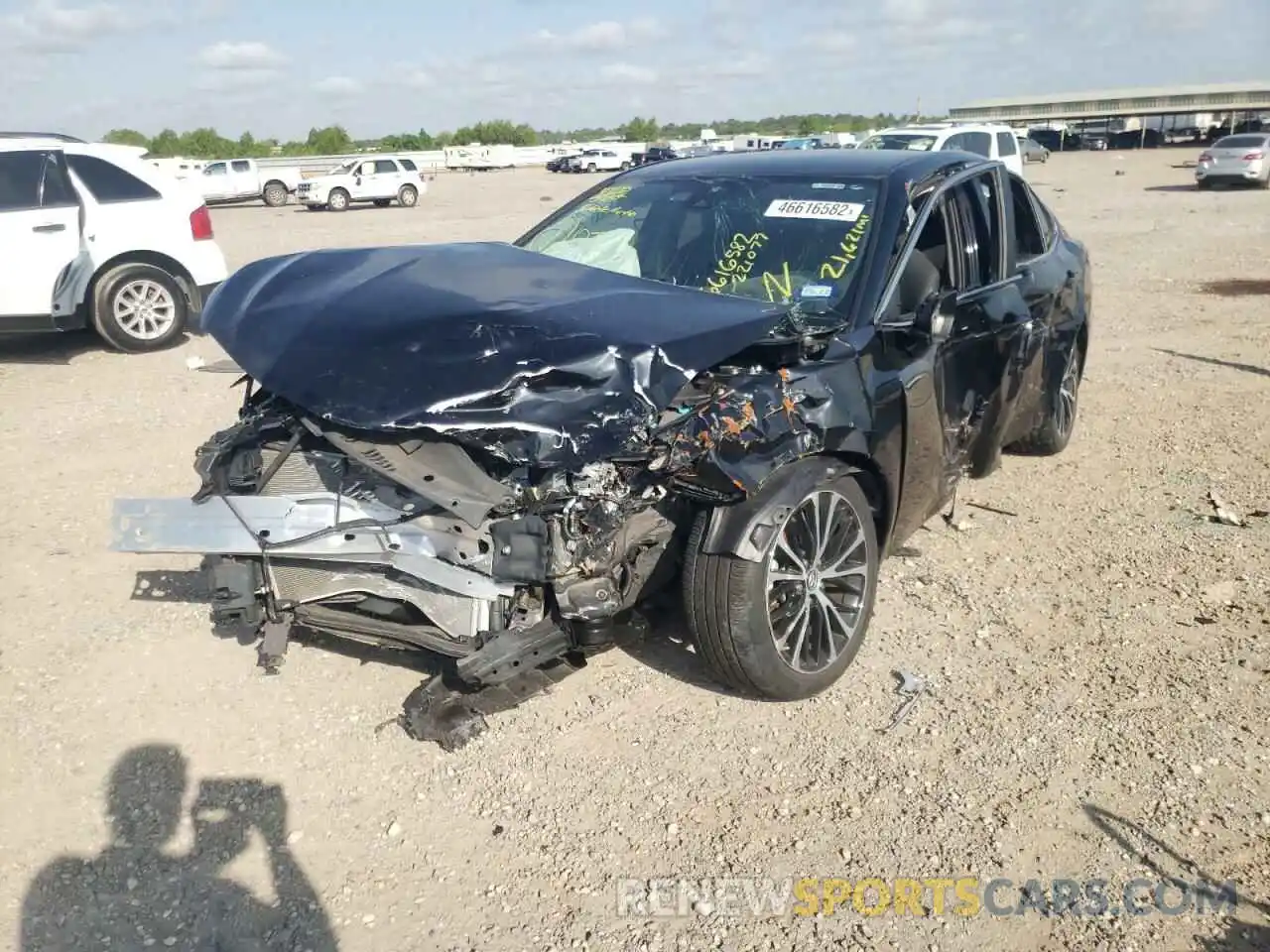 2 Photograph of a damaged car 4T1B11HK8KU221077 TOYOTA CAMRY 2019