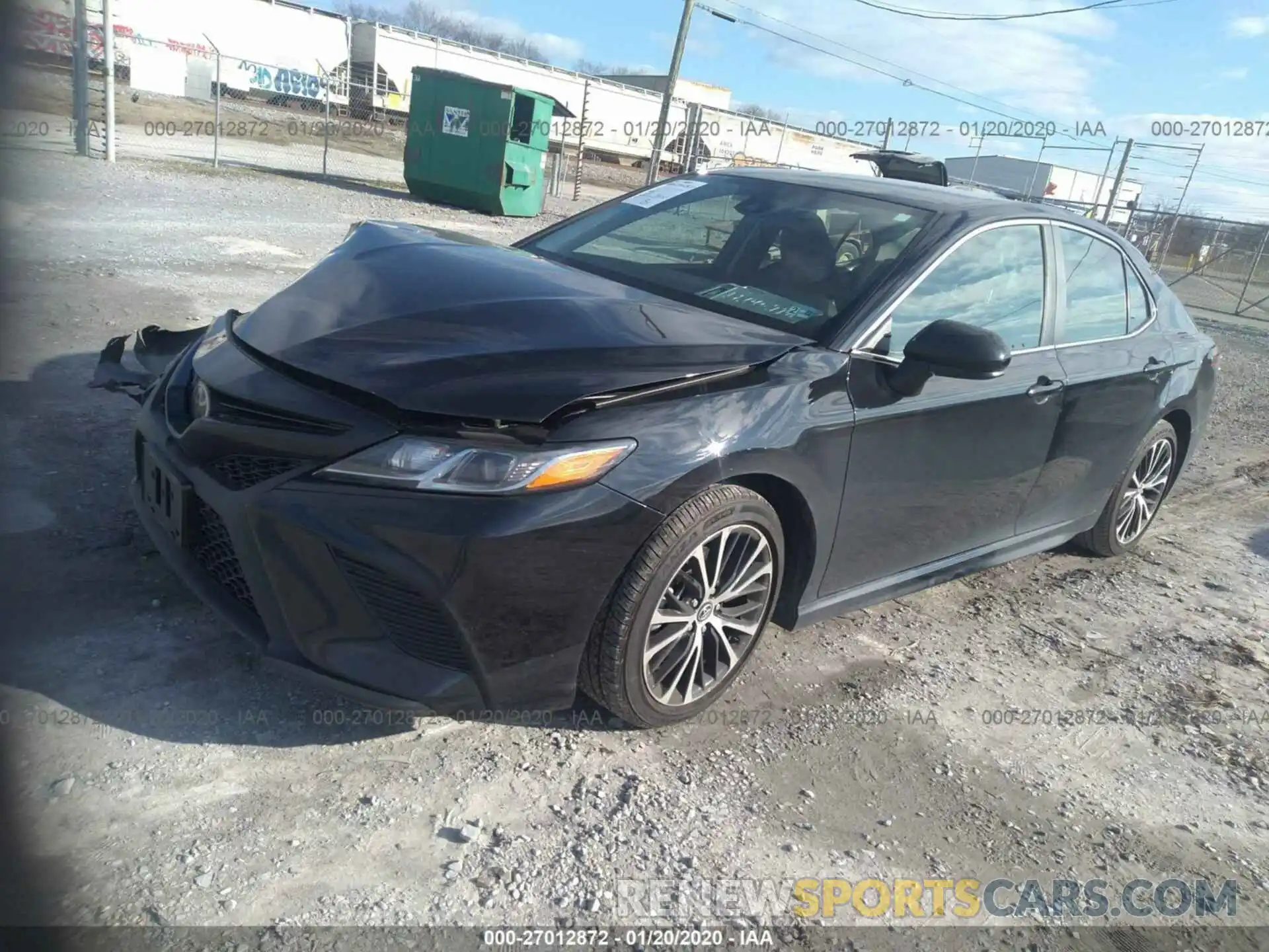 2 Photograph of a damaged car 4T1B11HK8KU222293 TOYOTA CAMRY 2019